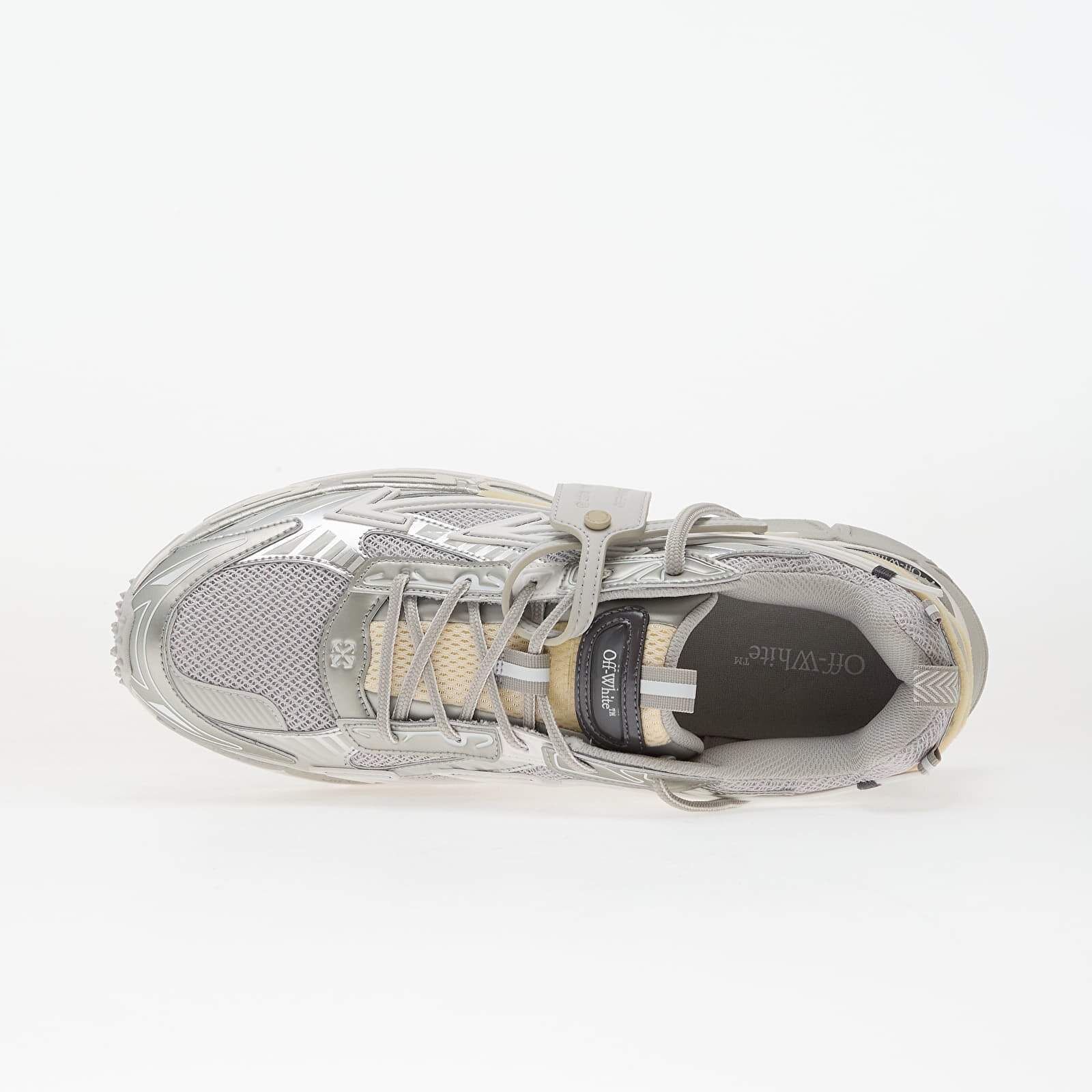 Off-White Сникърси Ow Be Right Back Mesh Grey/ Silver
