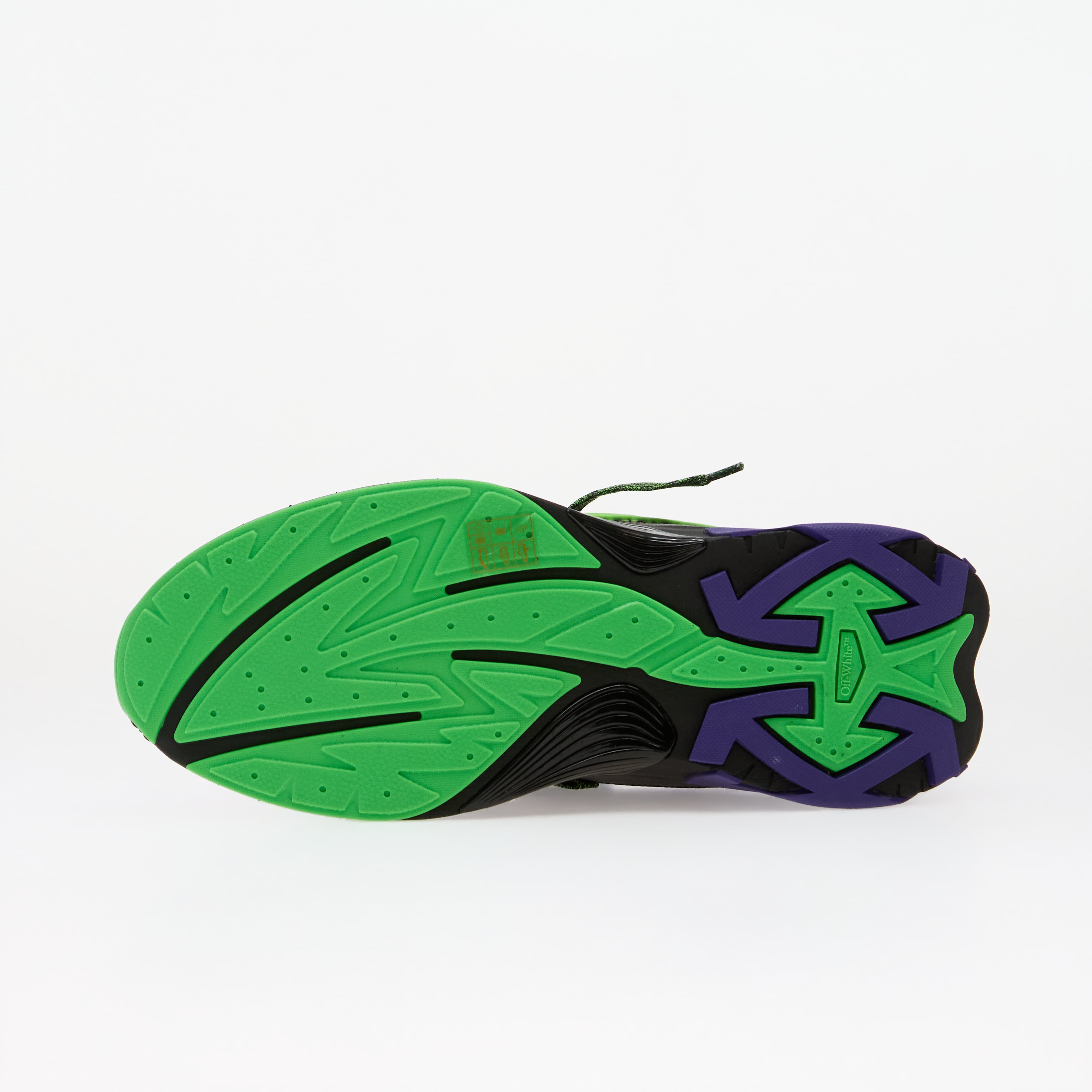 Off-White Сникърси Space Memo Black/ Purple