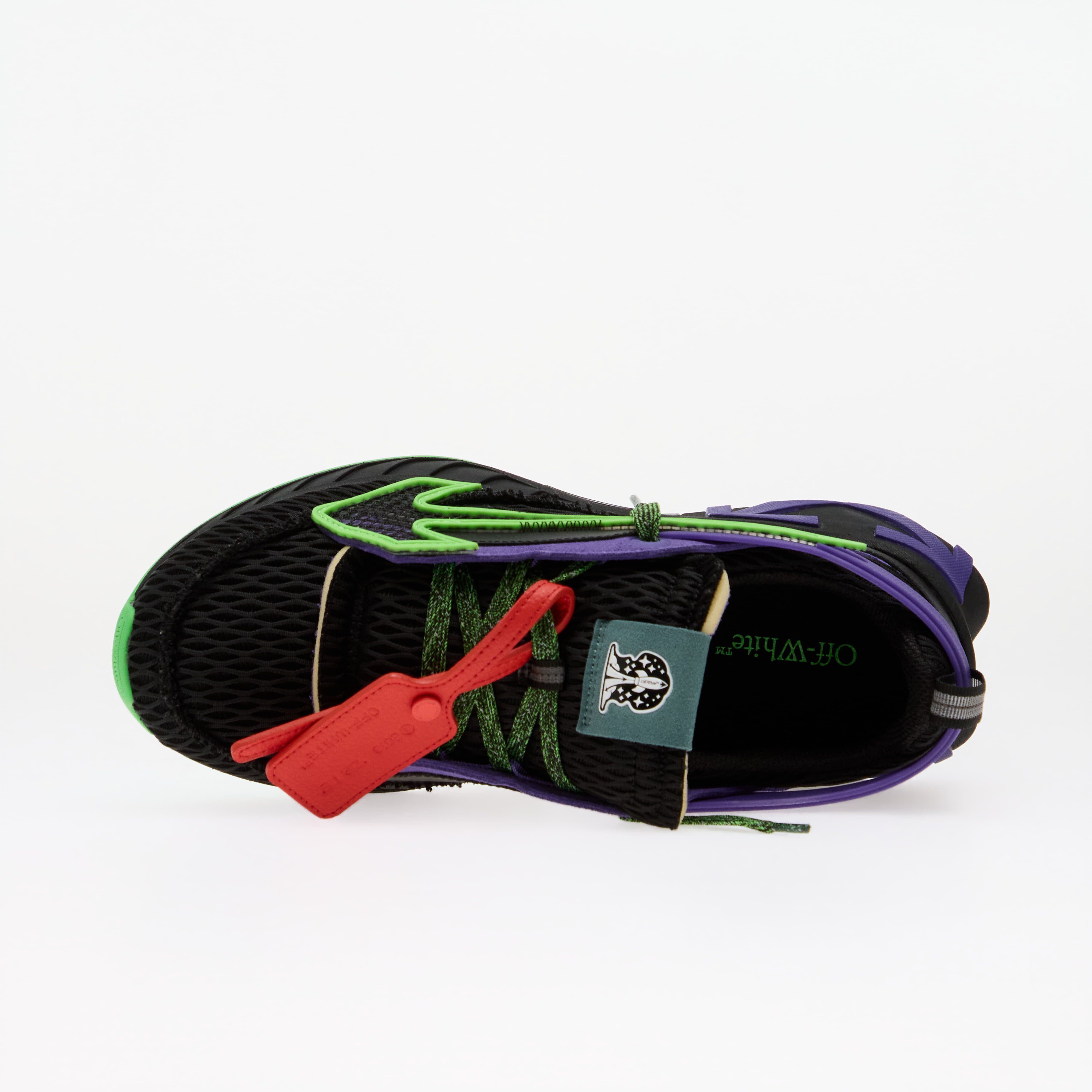 Off-White Сникърси Space Memo Black/ Purple