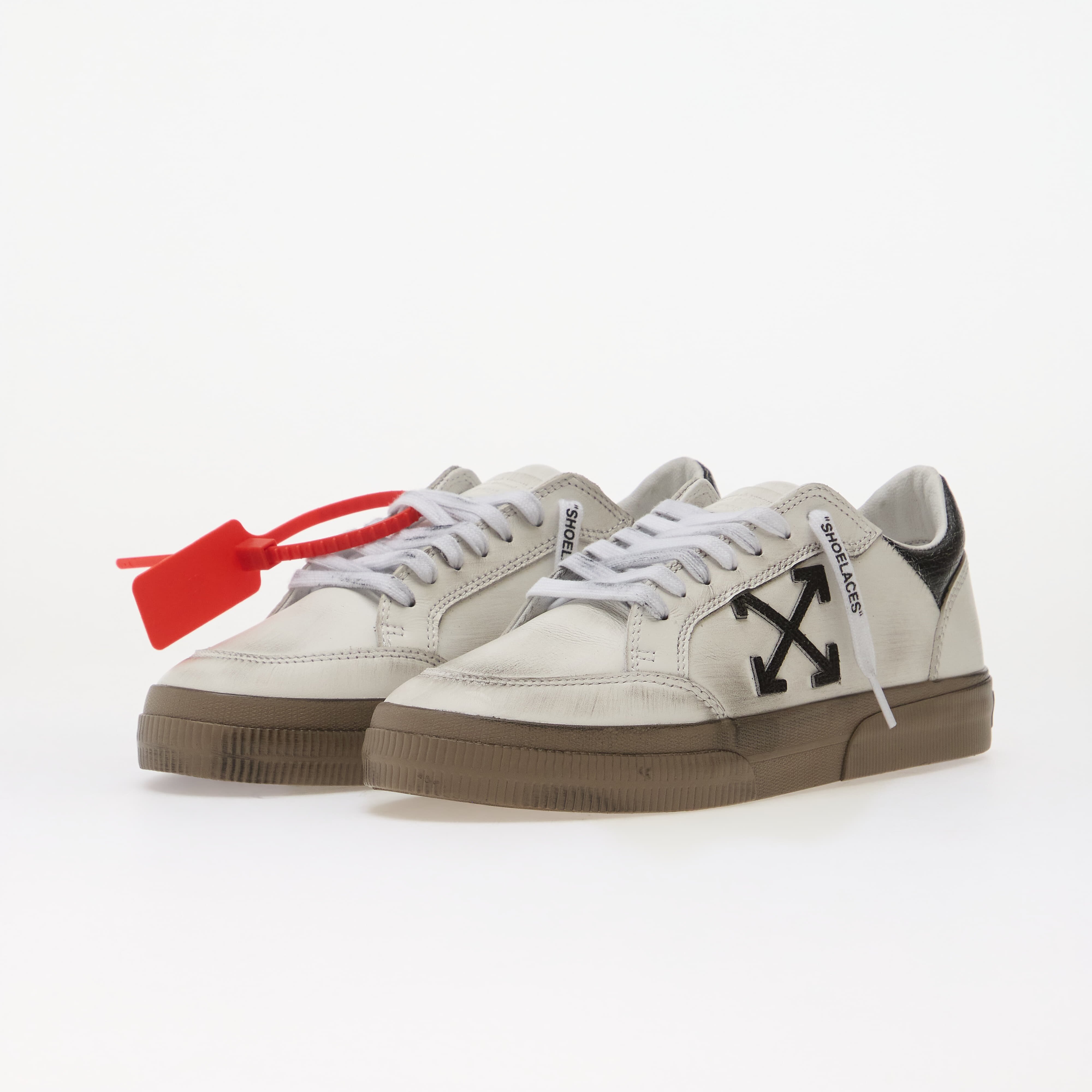 Off-White Сникърси Vulc Low Worn Out Vintage White/ Black