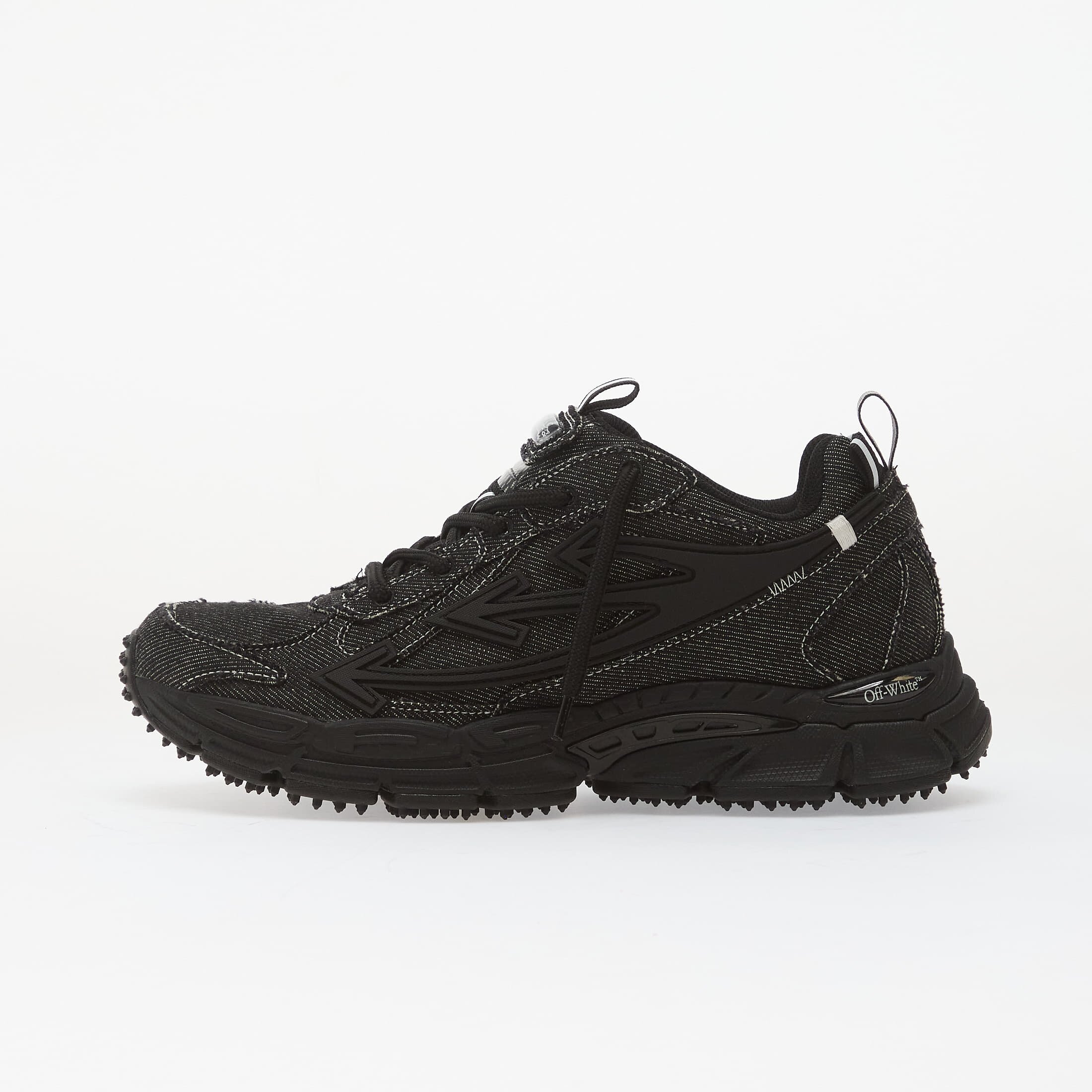 Off-White Сникърси W-Denim Be Right Back-001 Black/ White