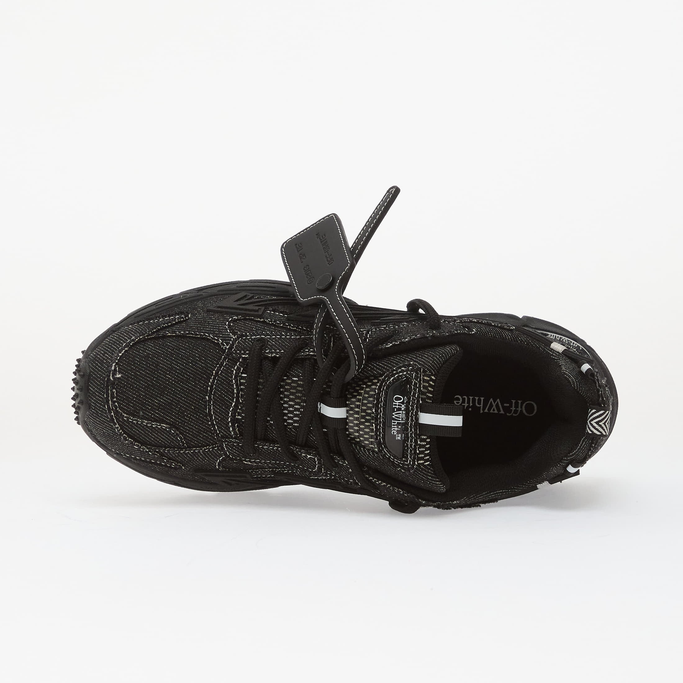 Off-White Сникърси W-Denim Be Right Back-001 Black/ White