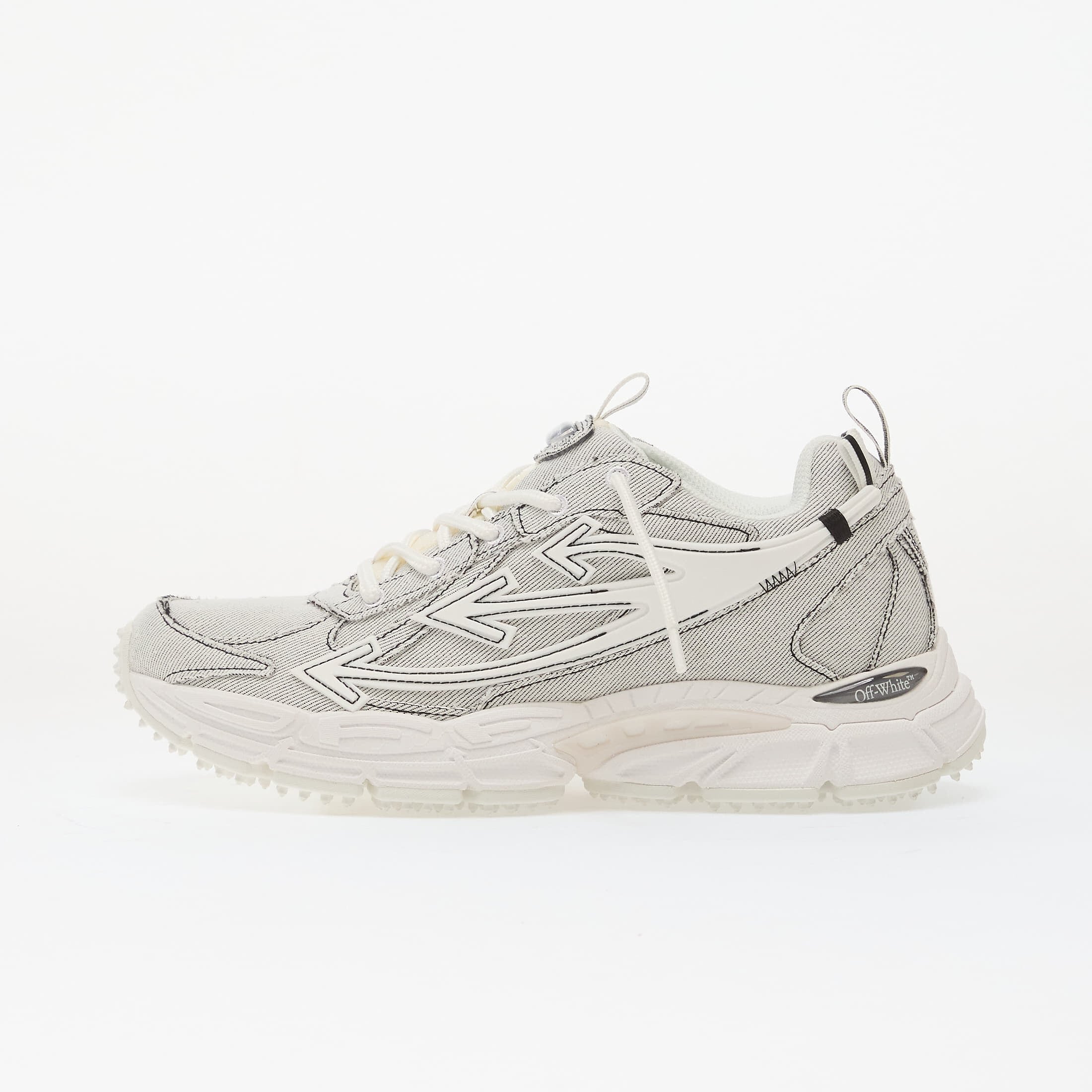 Off-White Сникърси W-Denim Be Right Back-001 White/ Black