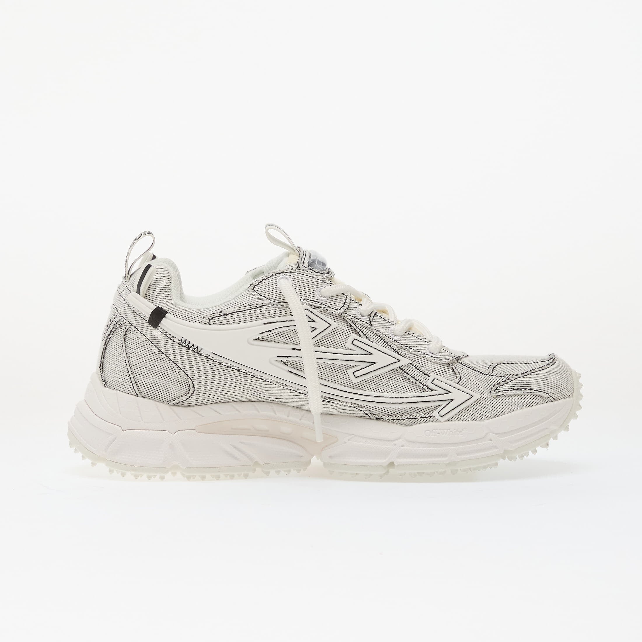 Off-White Сникърси W-Denim Be Right Back-001 White/ Black