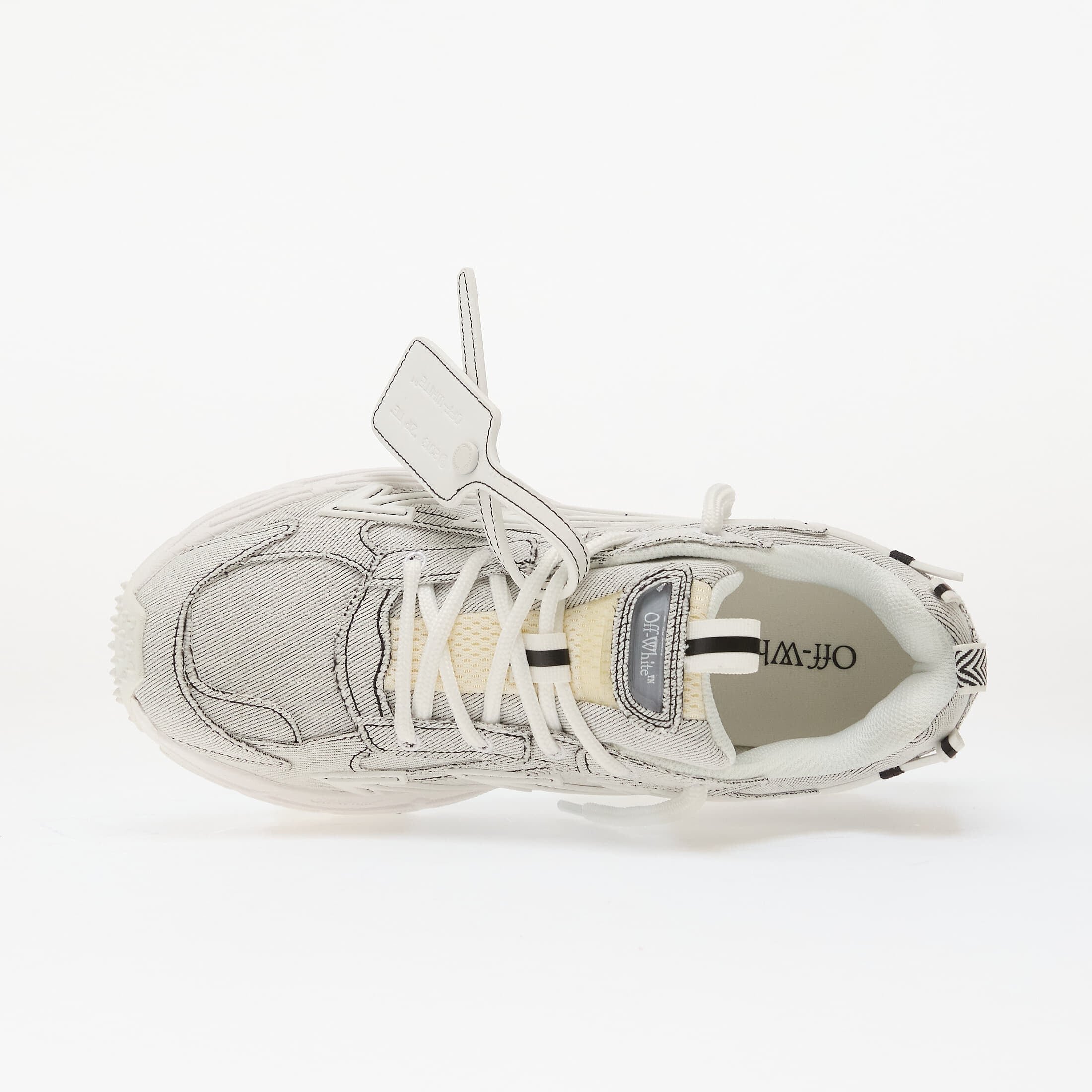 Off-White Сникърси W-Denim Be Right Back-001 White/ Black