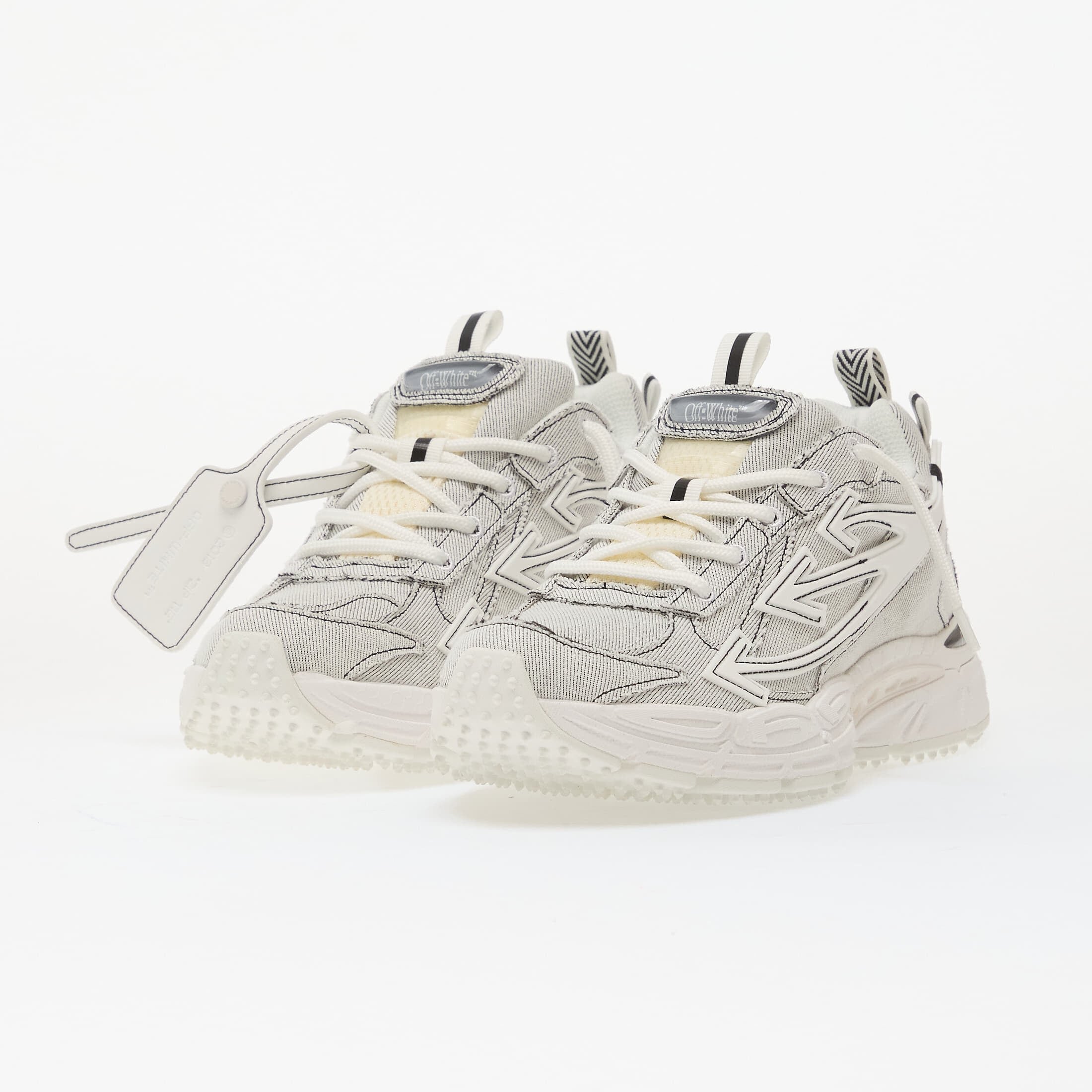 Off-White Сникърси W-Denim Be Right Back-001 White/ Black