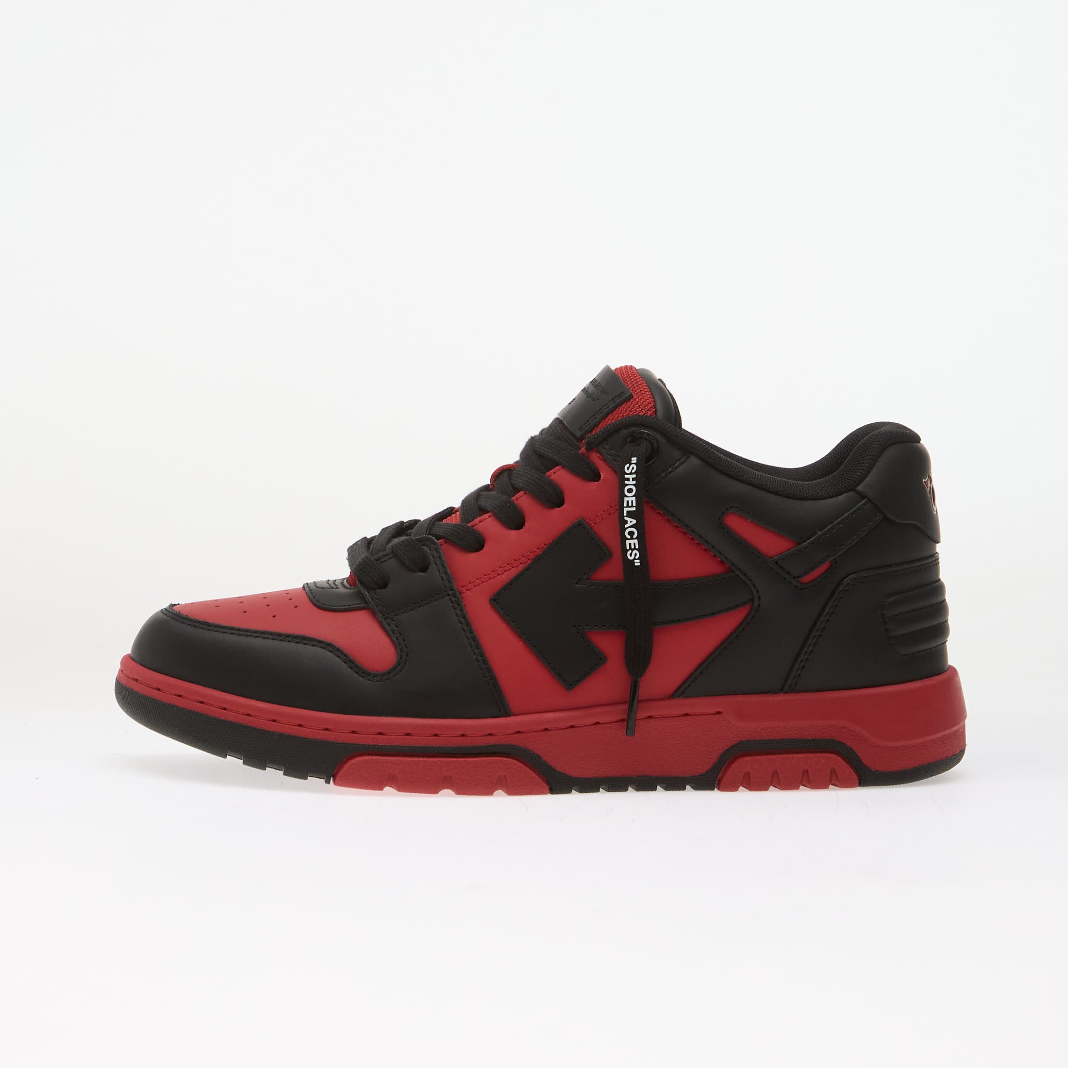 Off-White Сникърси x AC Milan Out Of Office Red/ Black