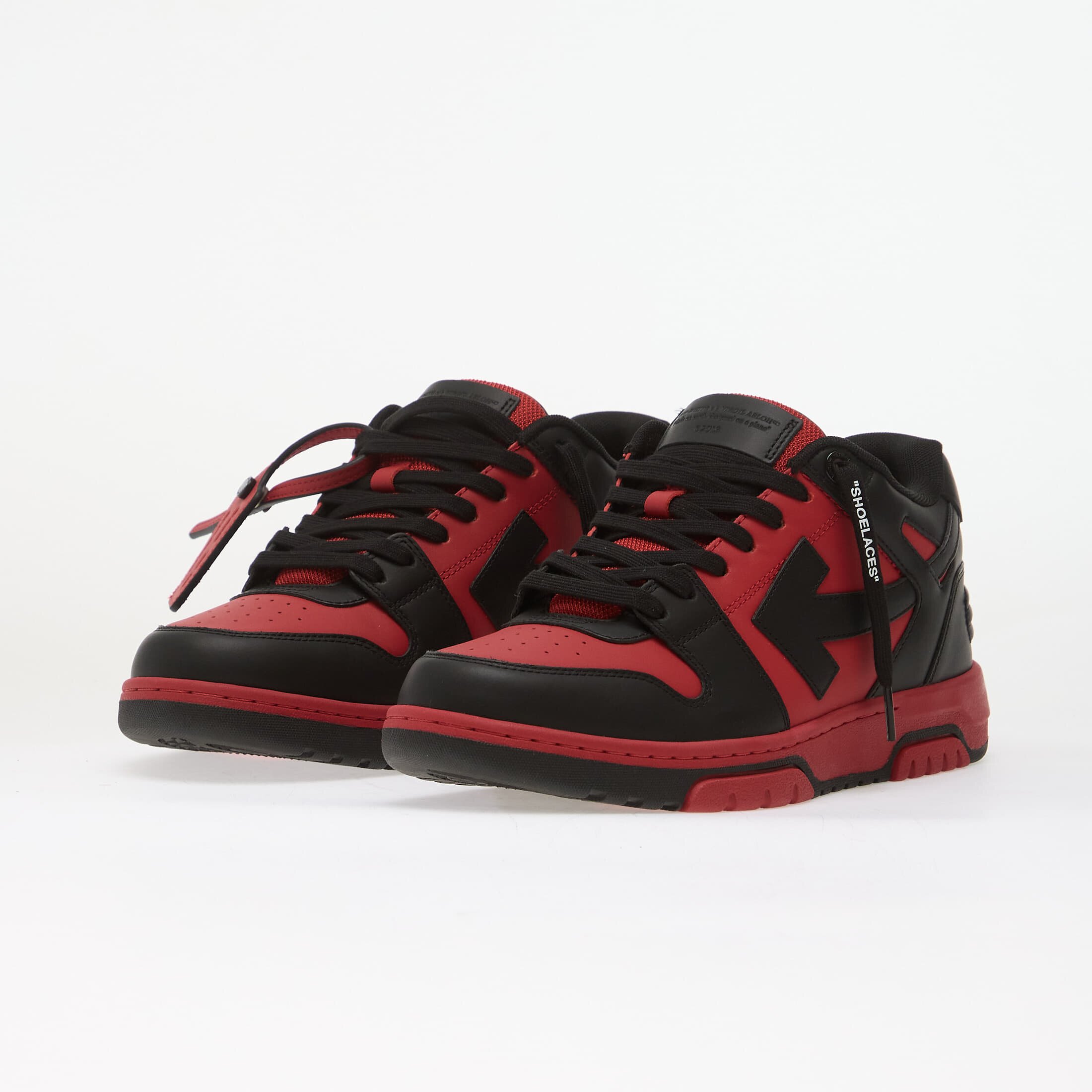 Off-White Сникърси x AC Milan Out Of Office Red/ Black