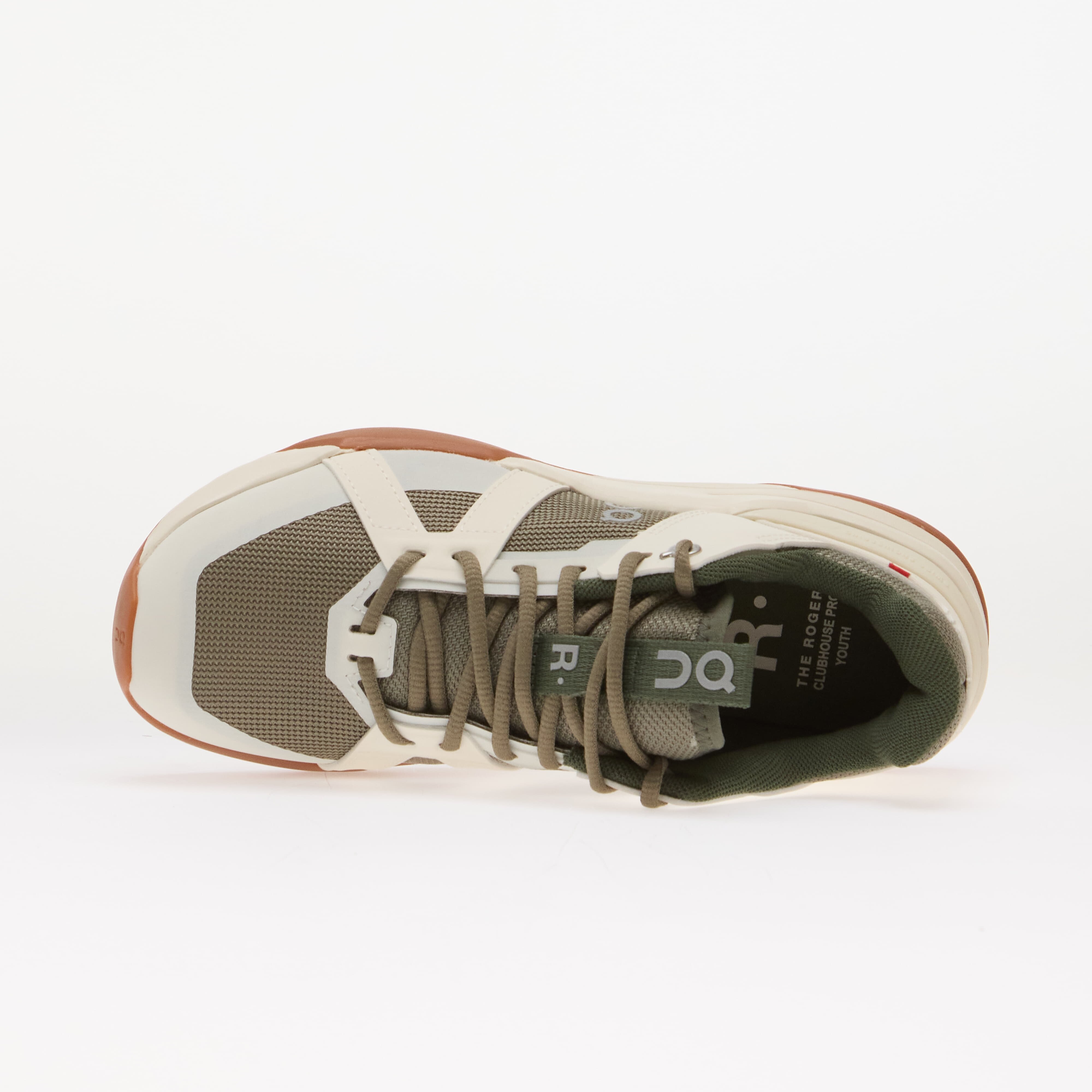 On Сникърси K The Roger Clubhouse Pro Youth Ivory/ Olive