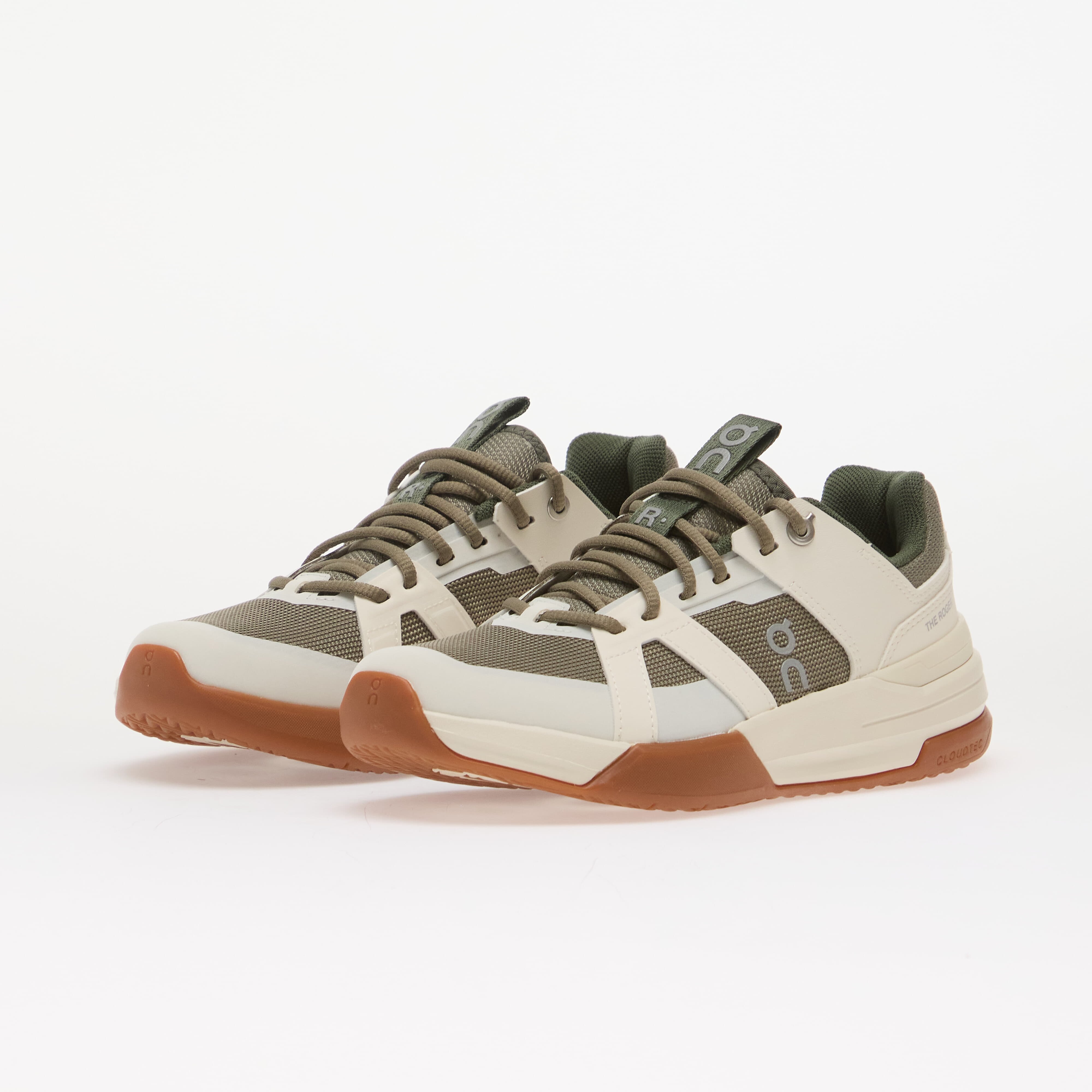 On Сникърси K The Roger Clubhouse Pro Youth Ivory/ Olive