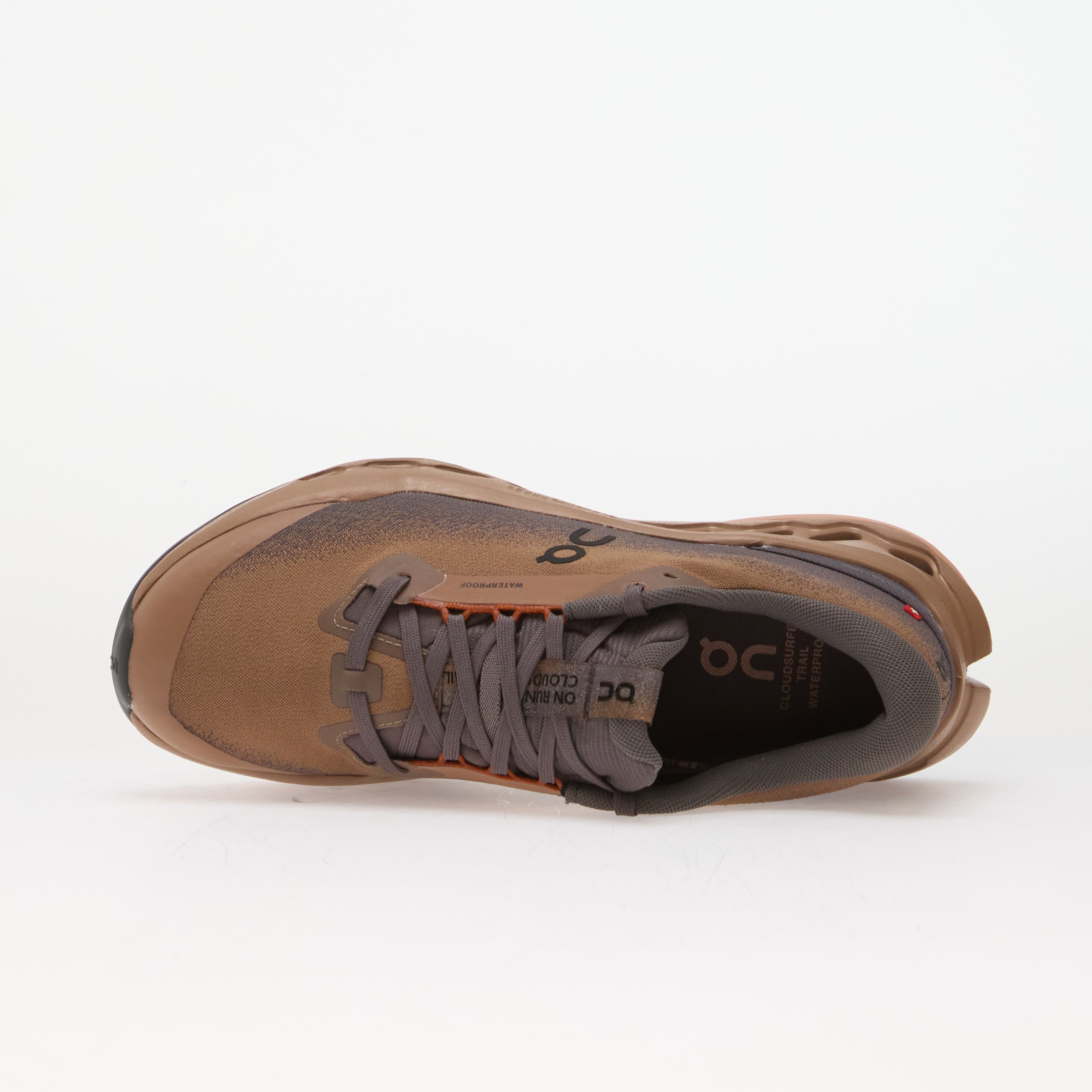 On Сникърси M Cloudsurfer Trail 2 Waterproof Portobello/ Pebble