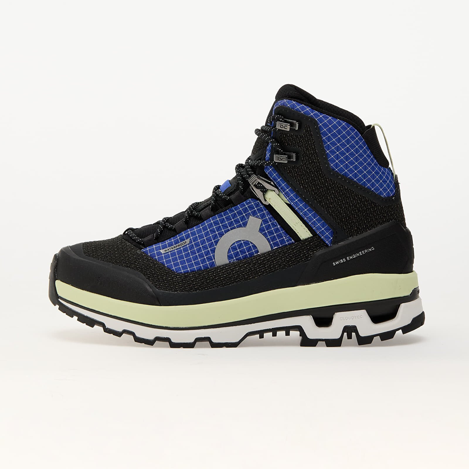 On Сникърси W Cloudalpine Waterproof Cobalt/ Limelight