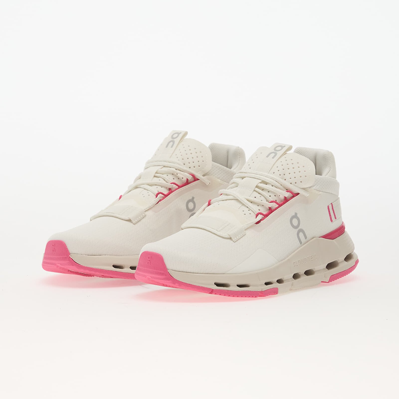 On Сникърси W Cloudnova 2 Ivory/ Pink