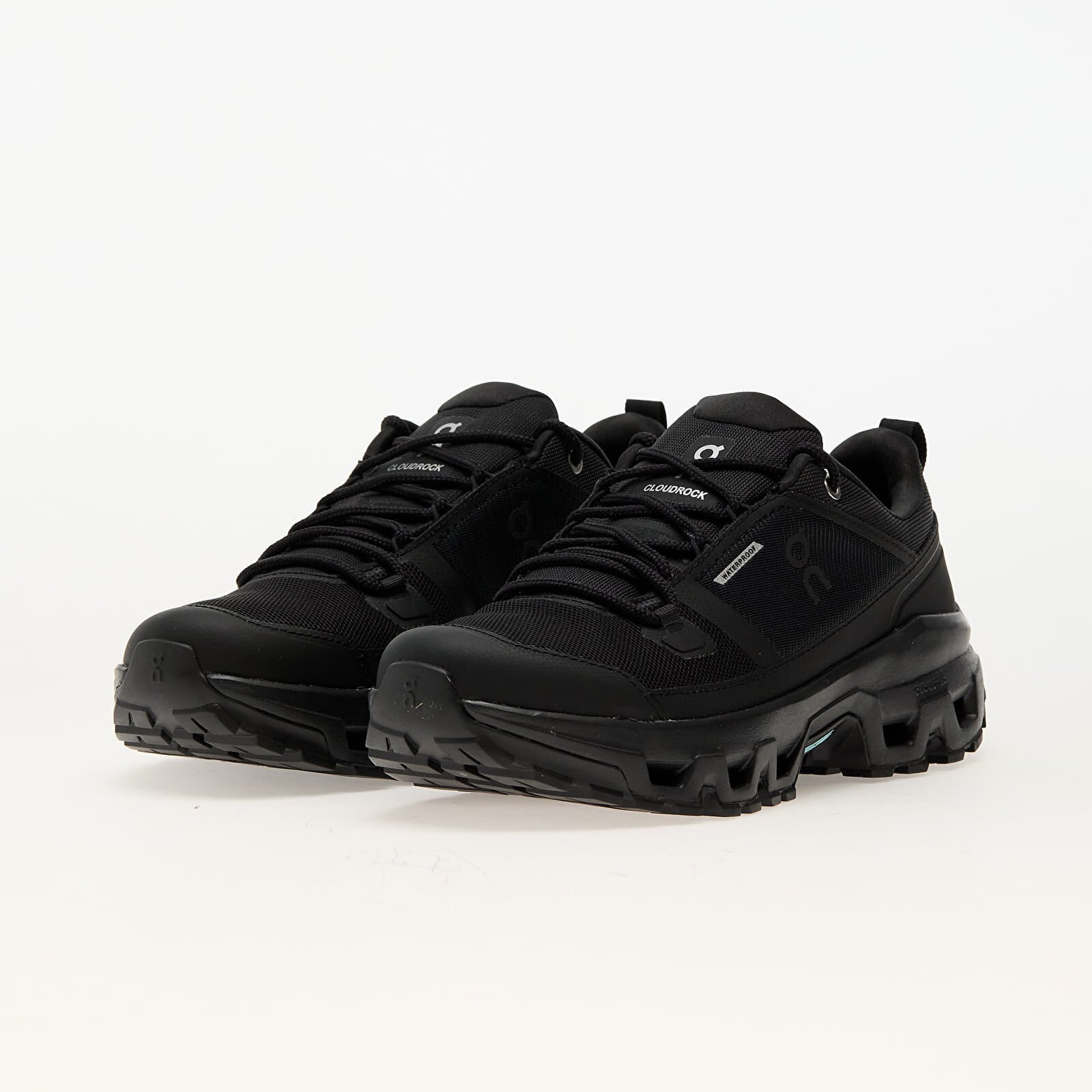 On Сникърси W Cloudrock Low WP Black/ Black