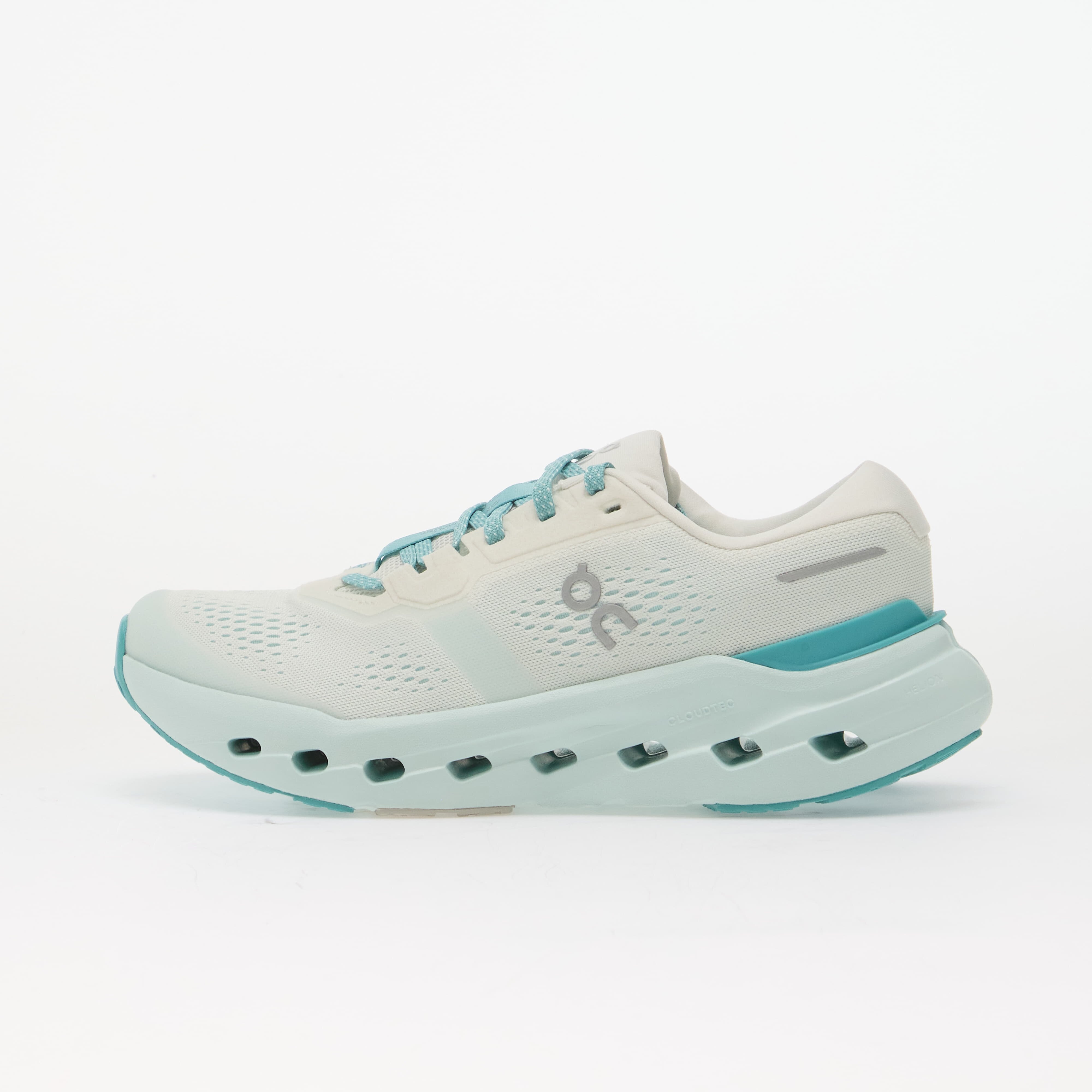 On Сникърси W Cloudrunner 3 Ivory/ Aquamarine