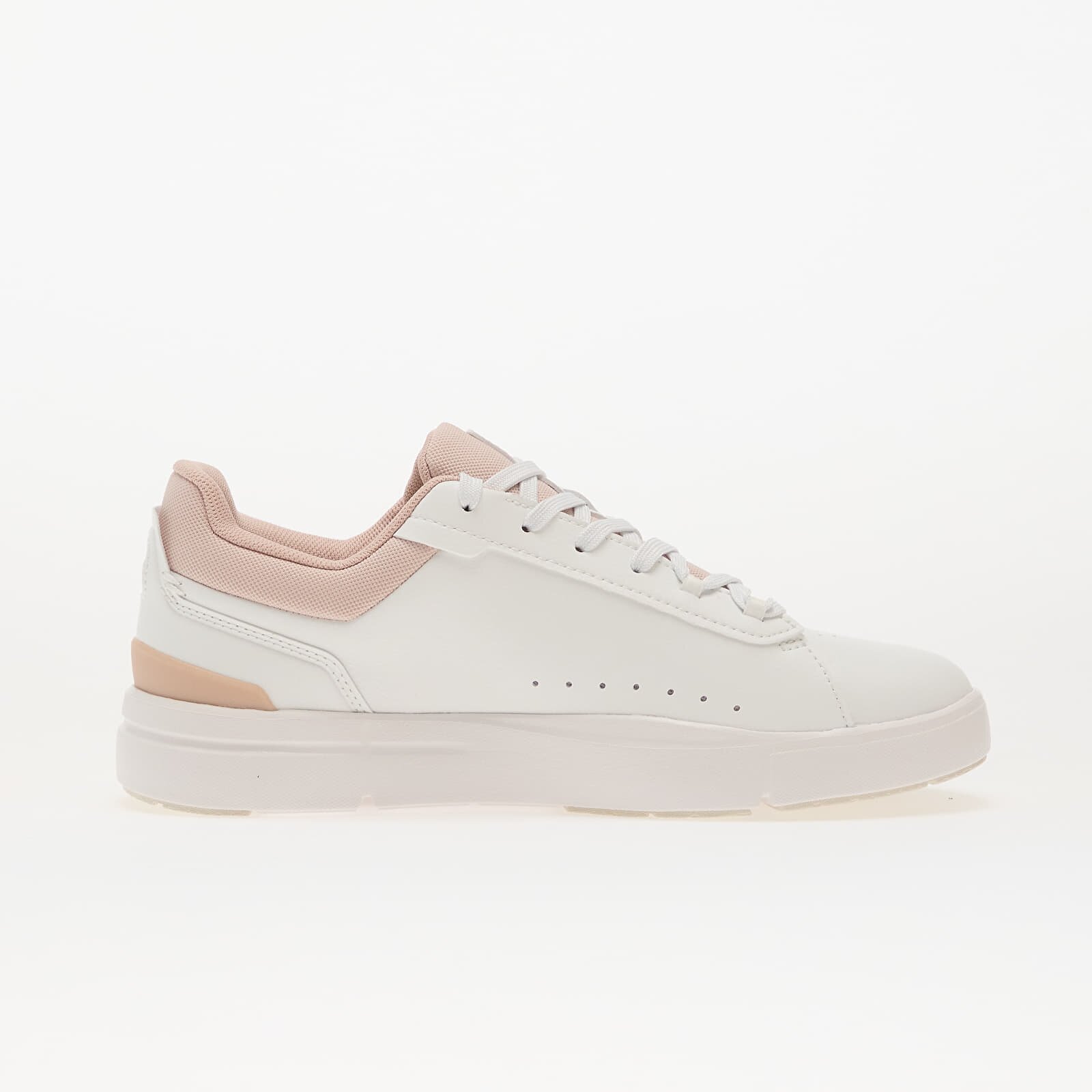 On Сникърси W The Roger Advantage White/ Rosehip