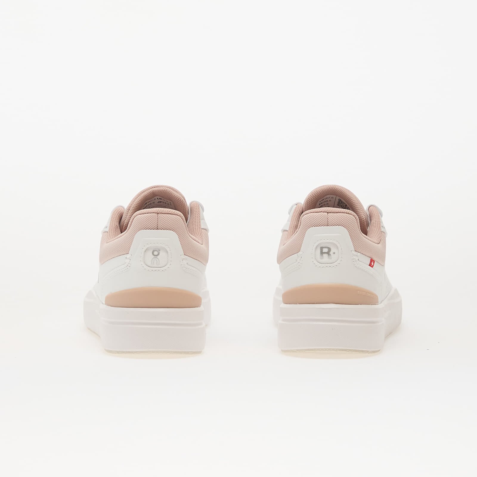 On Сникърси W The Roger Advantage White/ Rosehip