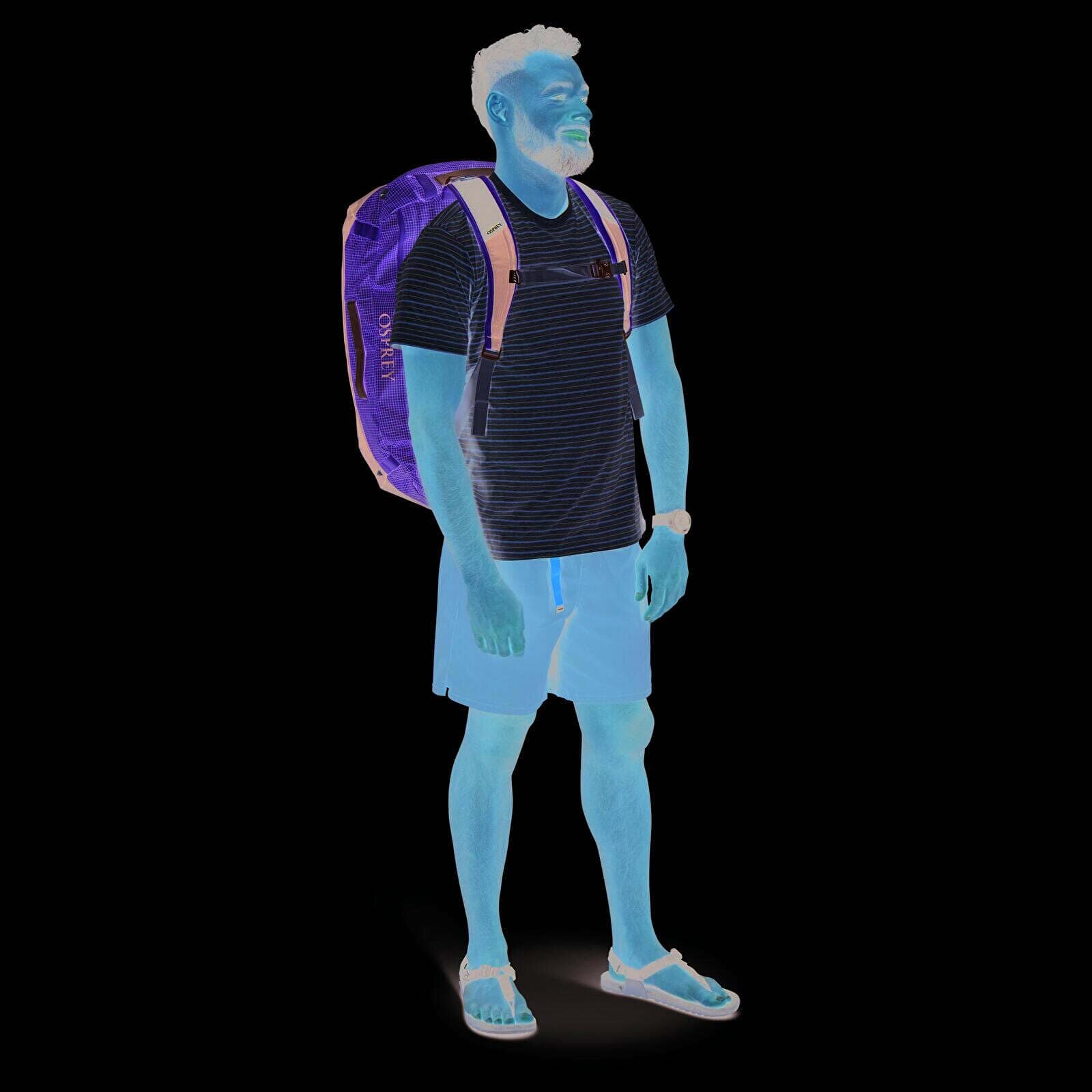Osprey Чанта Transport Glow Dew/ Torrent Blue