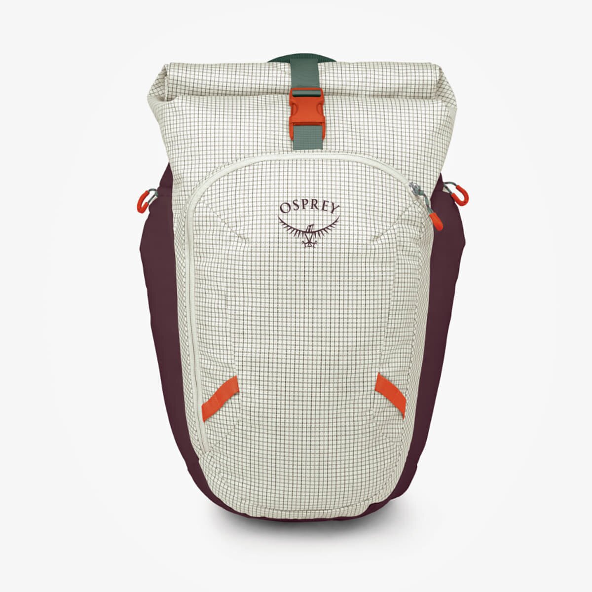 Osprey Чанта Transporter Roll Top Mystery White/ Moody Burgundy