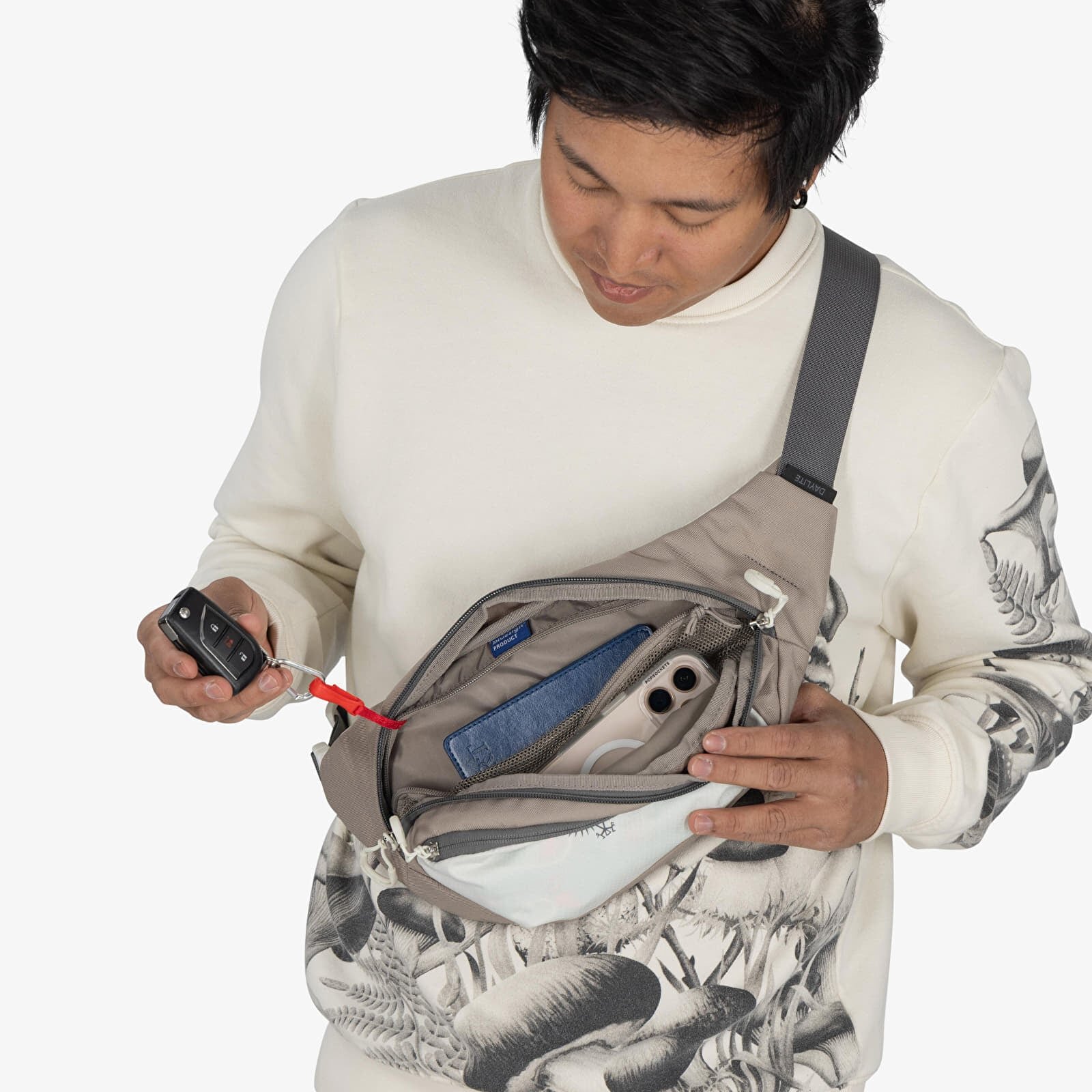 Osprey Чантичка за кръста Daylite Waist Mystery White Multi