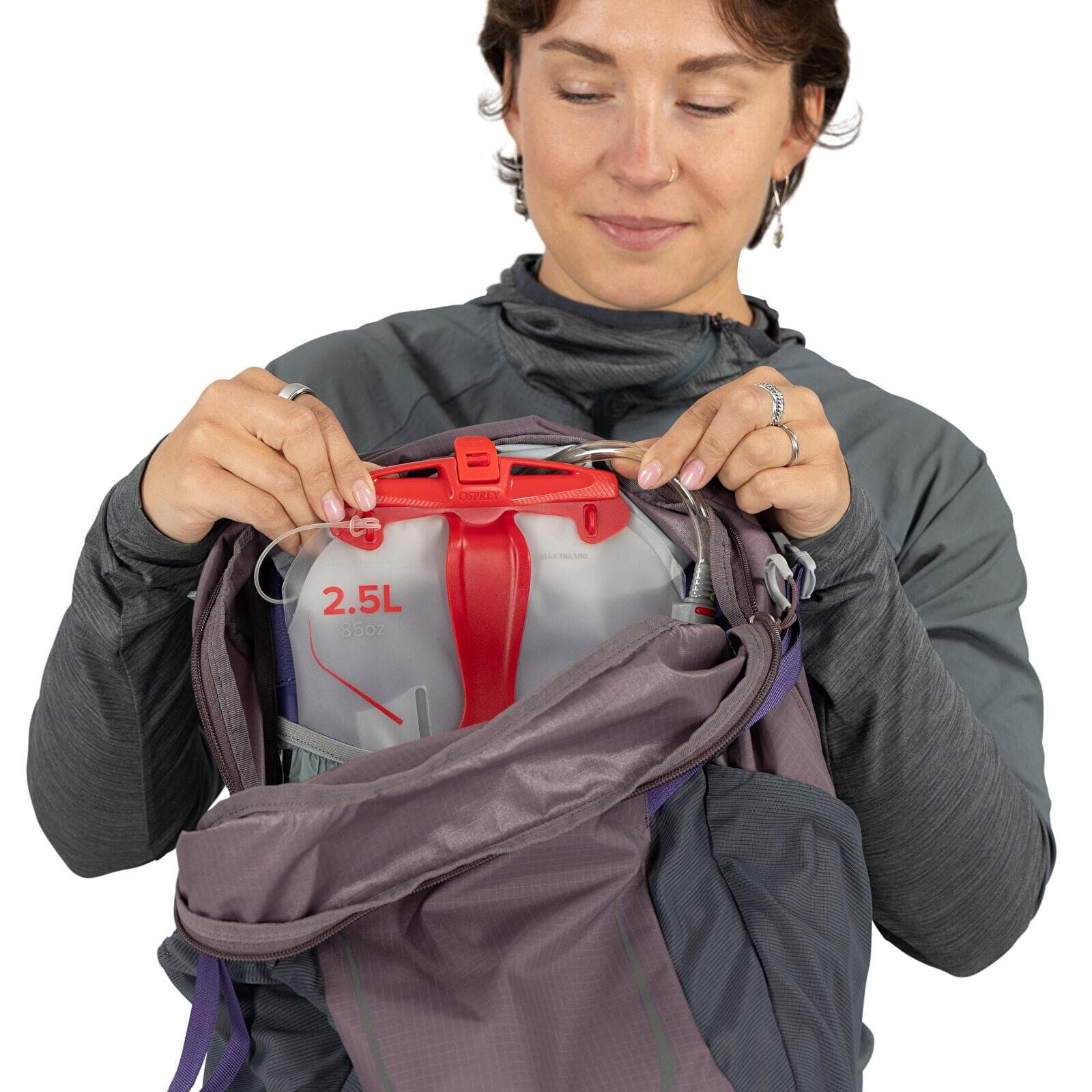 Osprey Раница Hikelite 28 Graphite Purple