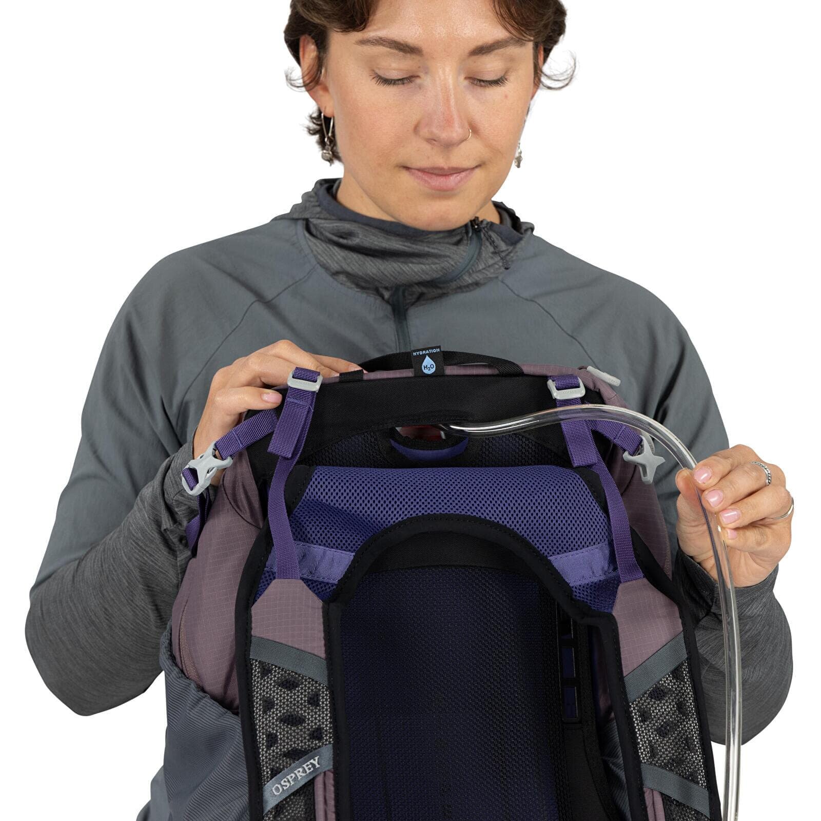 Osprey Раница Hikelite 28 Graphite Purple