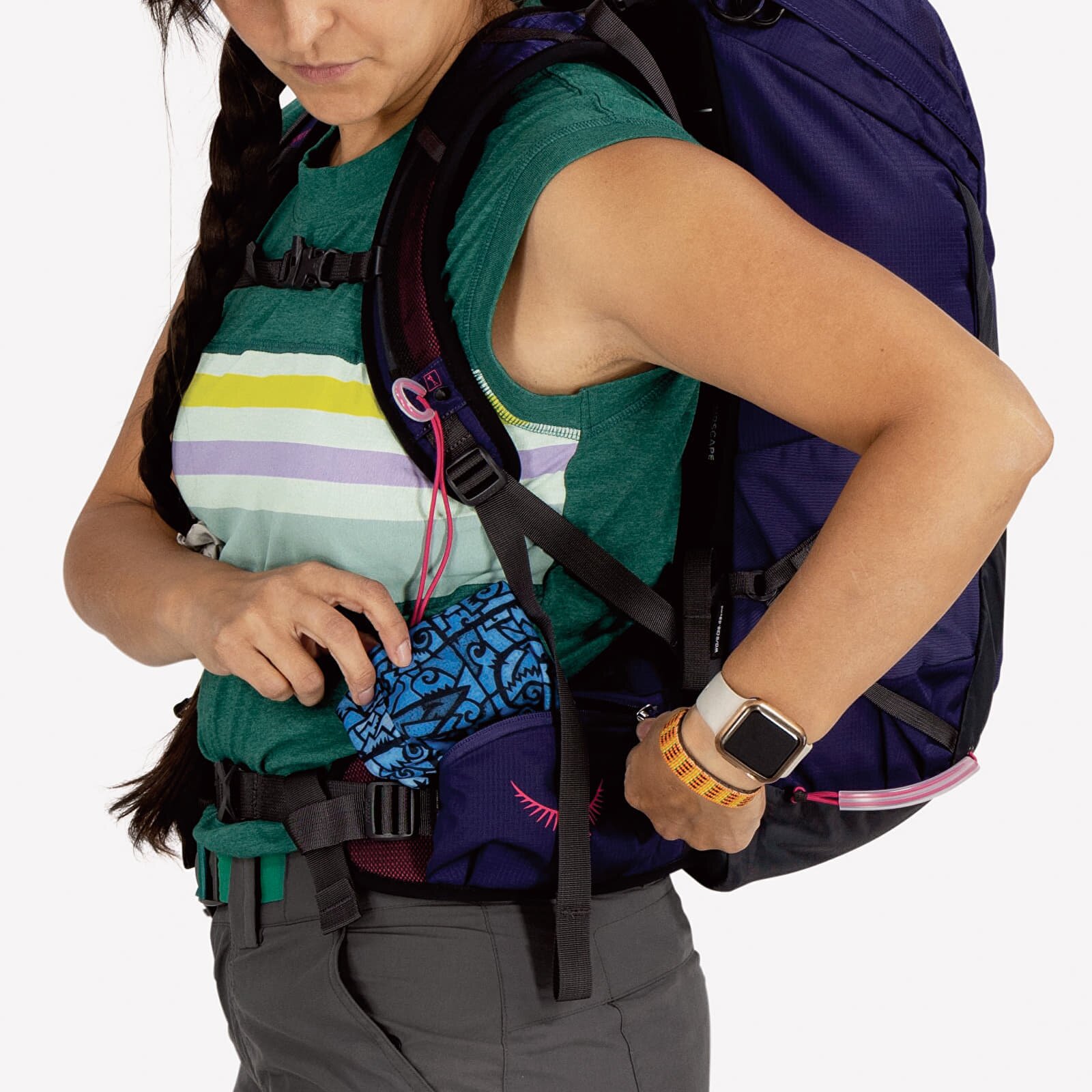 Osprey Раница Tempest 2 Deep Fig/ Hotspot Pink