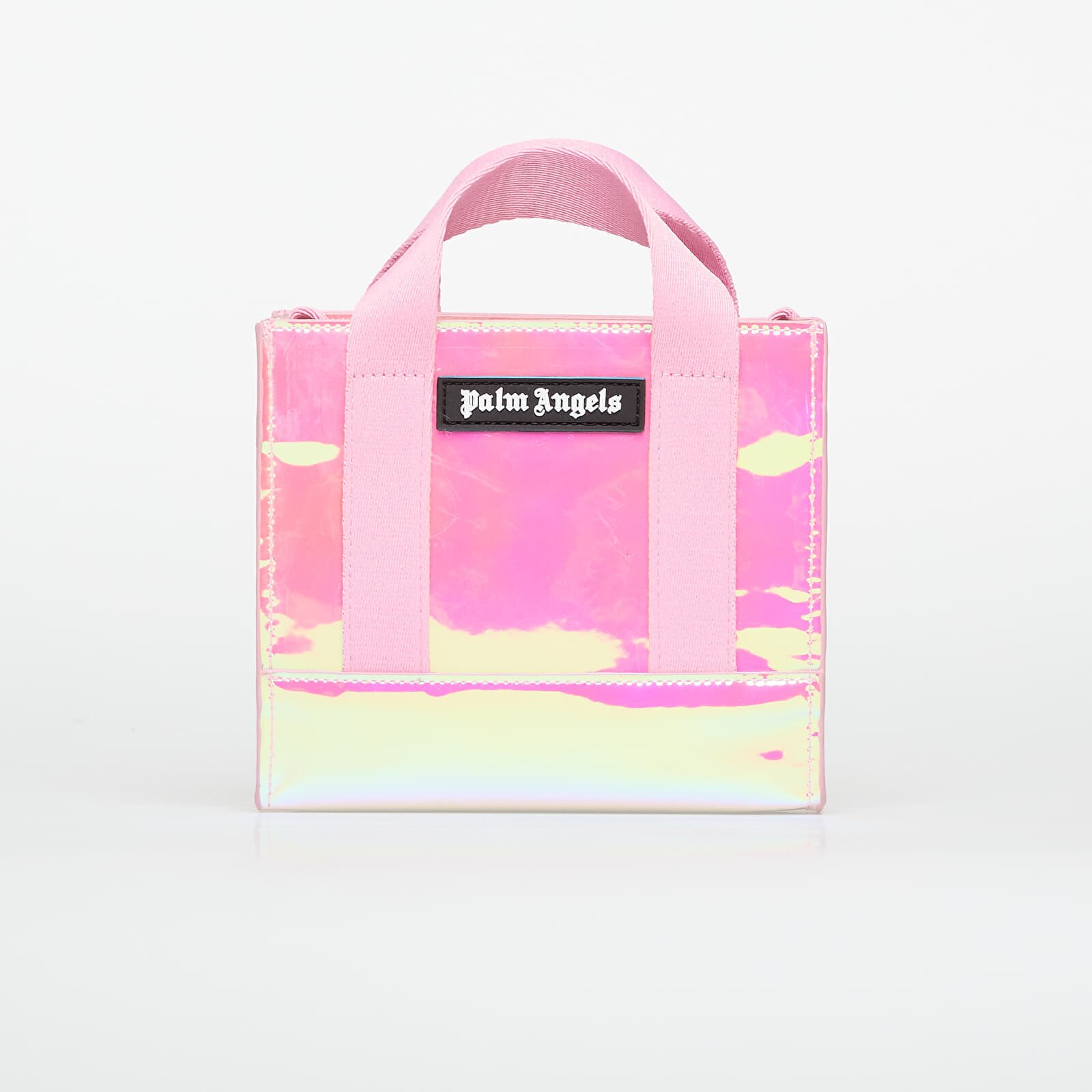 Palm Angels Kids Чанта Shiny Mini Tote Pearl Rose/ Black