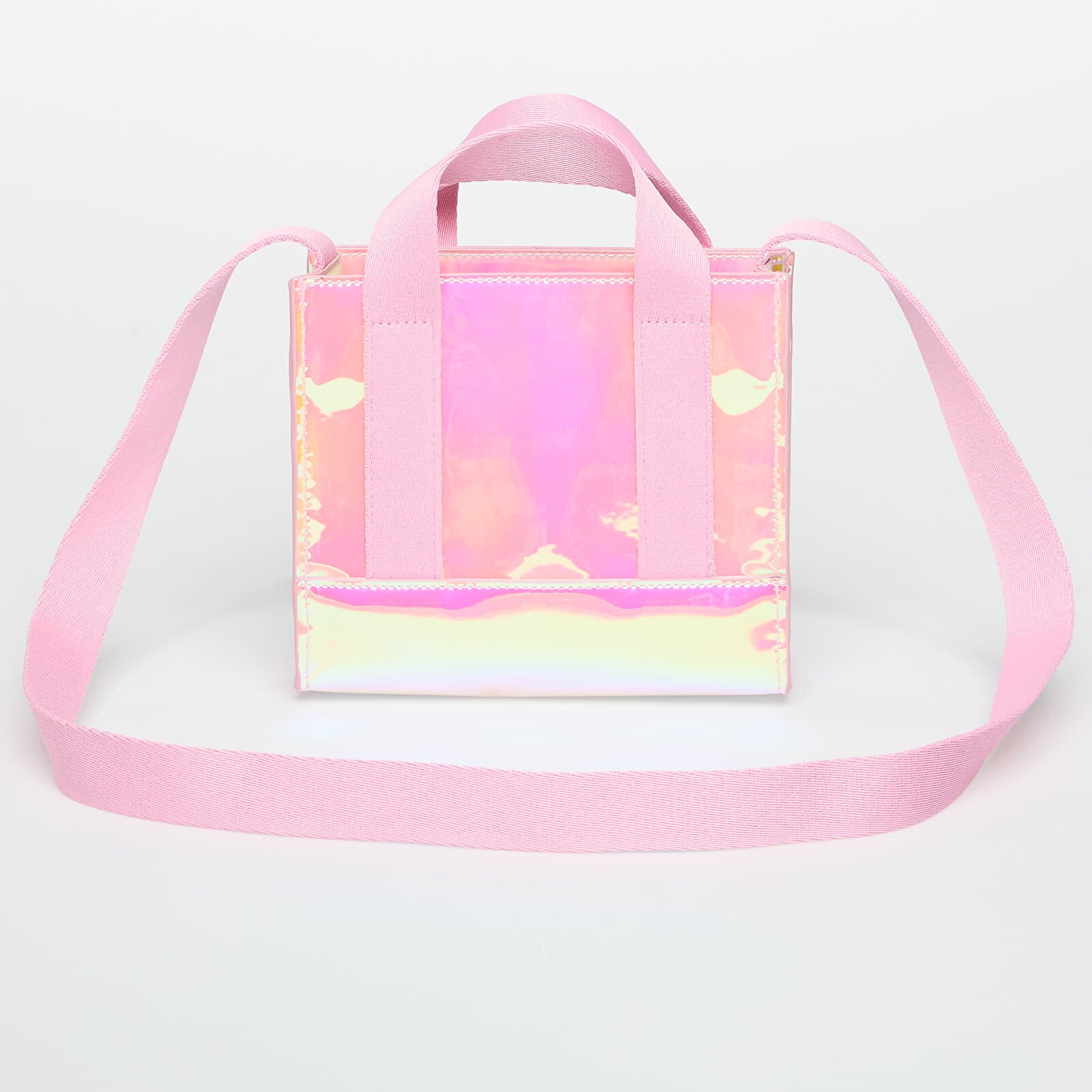 Palm Angels Kids Чанта Shiny Mini Tote Pearl Rose/ Black