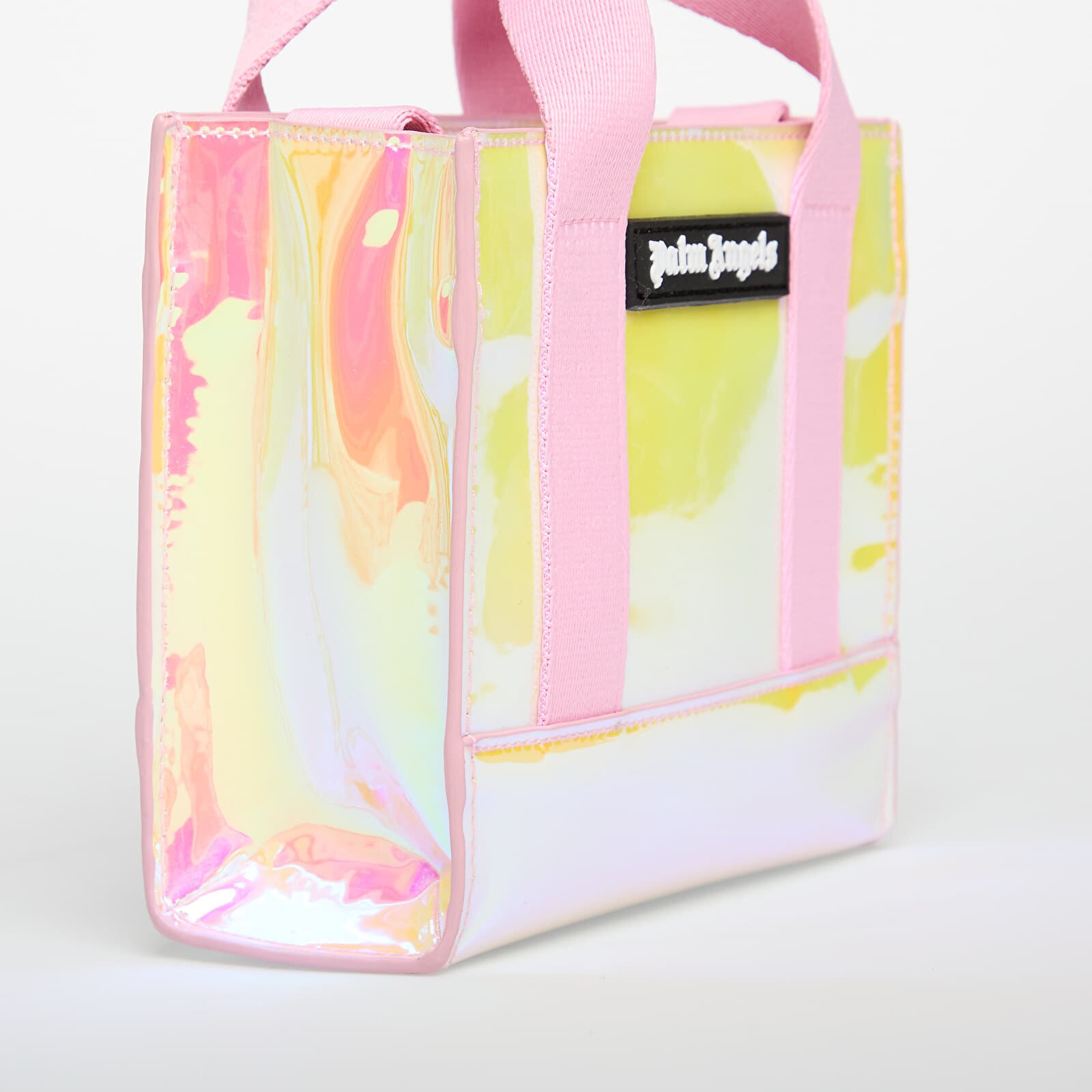 Palm Angels Kids Чанта Shiny Mini Tote Pearl Rose/ Black