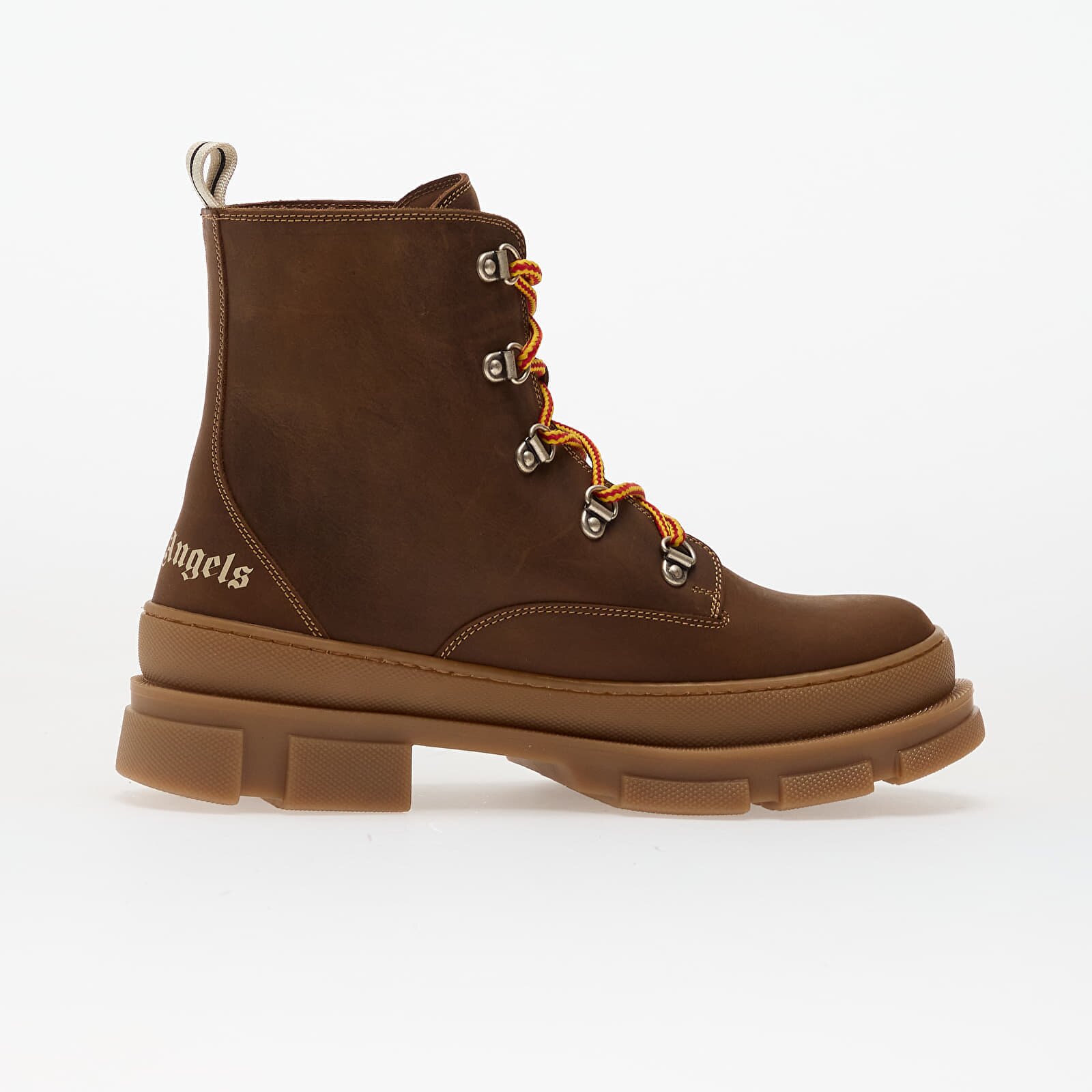 Palm Angels Kids Обувки Pa Track Ankle Boots Brown/ Off White