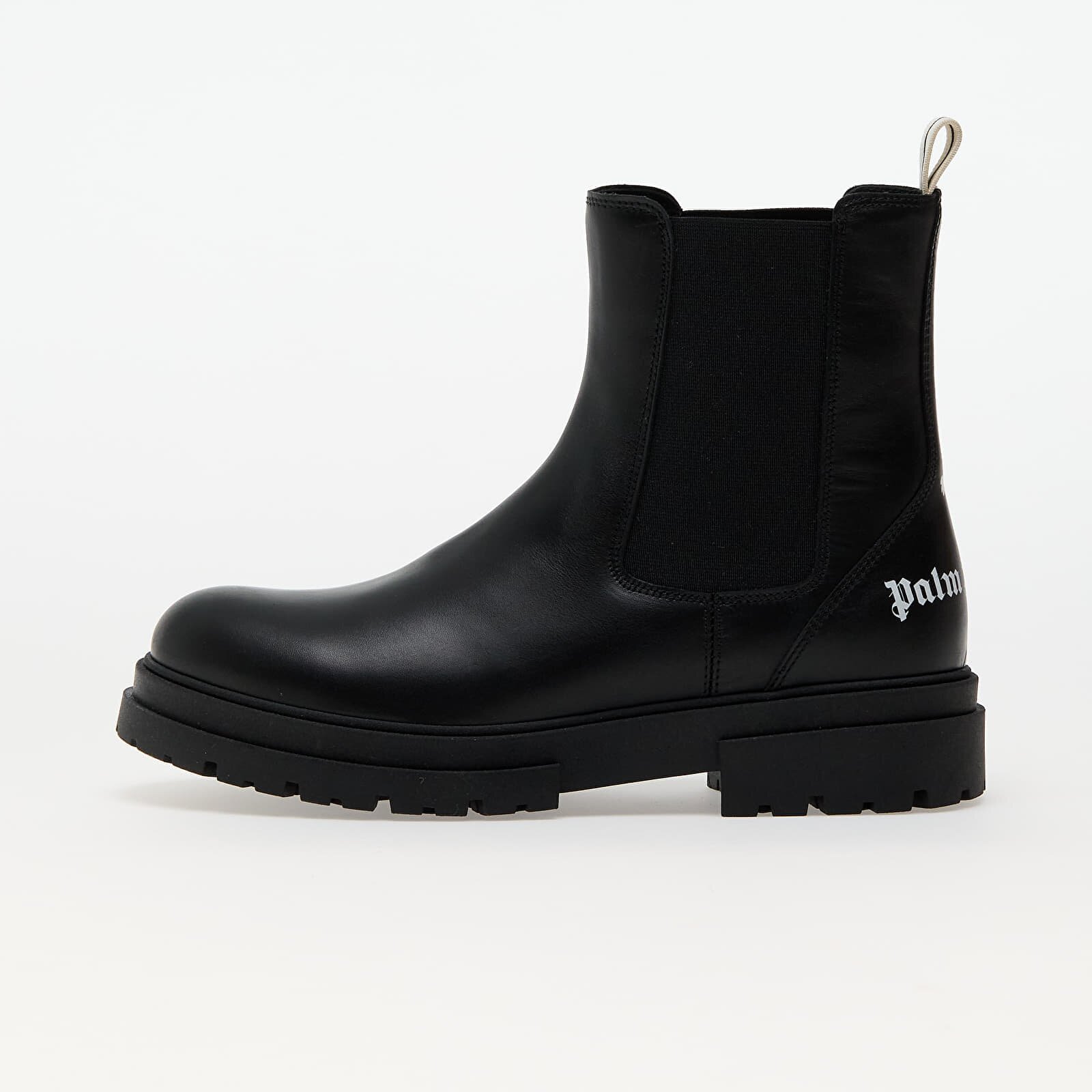 Palm Angels Kids Обувки Palm Angels Pa Chelsea Boot Black White