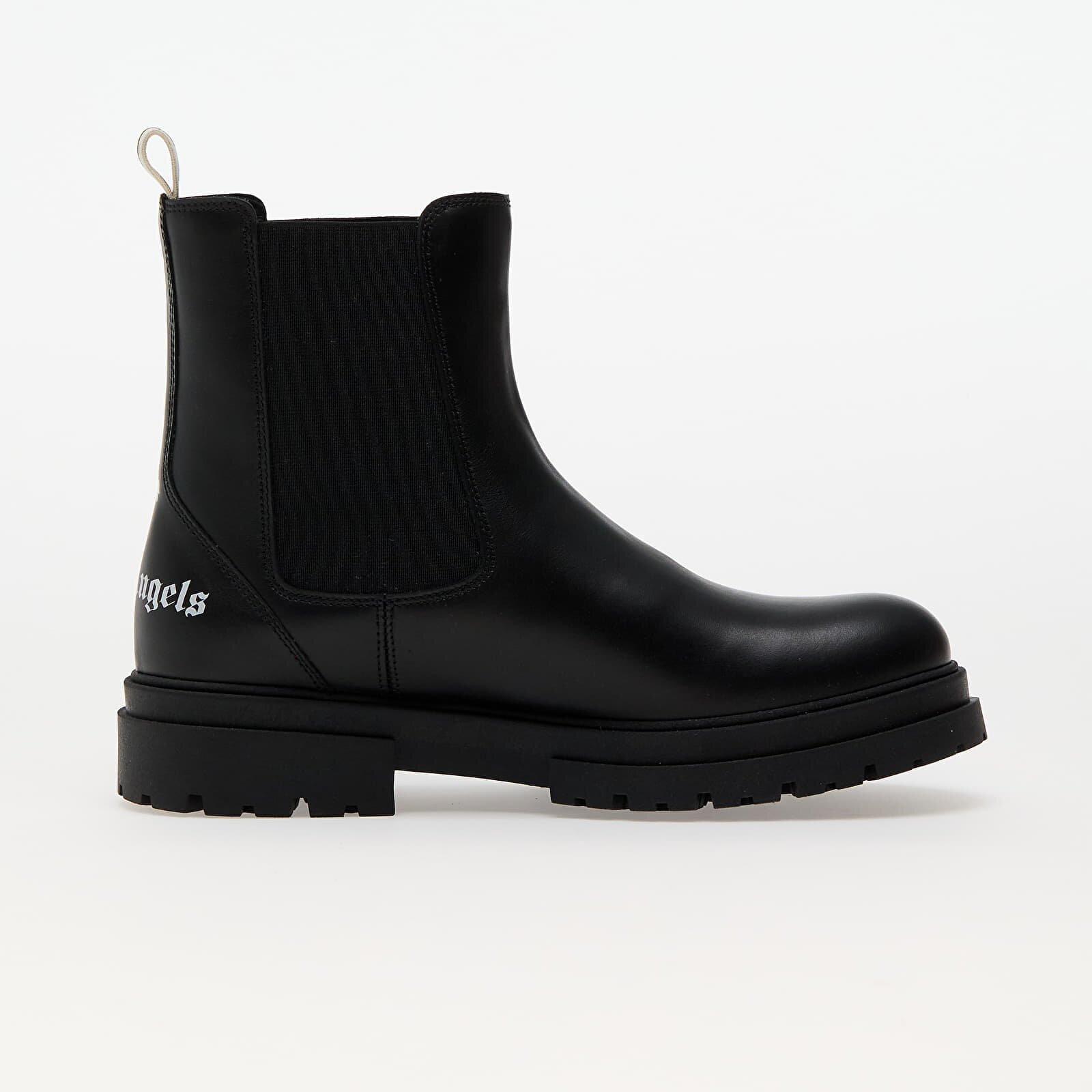 Palm Angels Kids Обувки Palm Angels Pa Chelsea Boot Black White