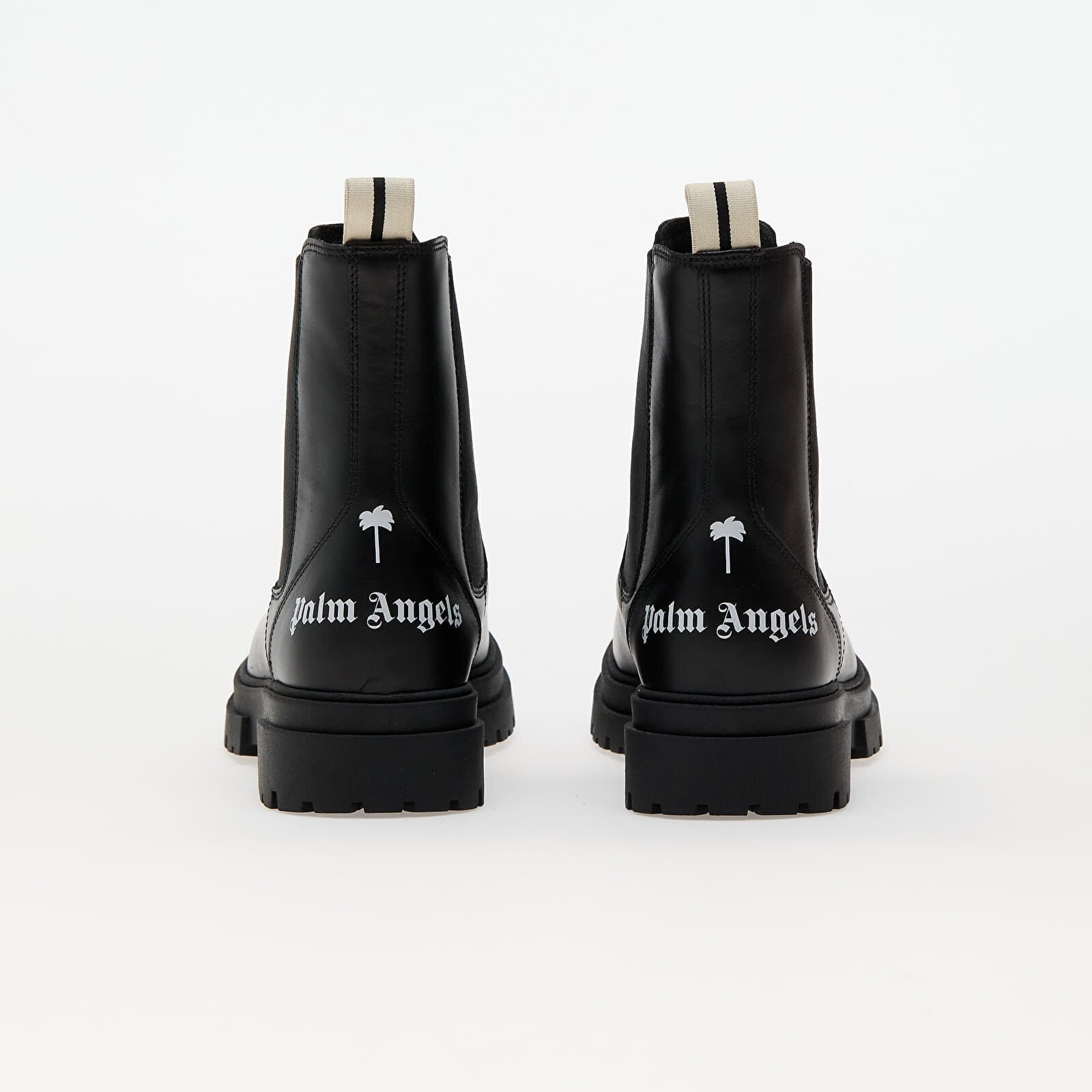 Palm Angels Kids Обувки Palm Angels Pa Chelsea Boot Black White