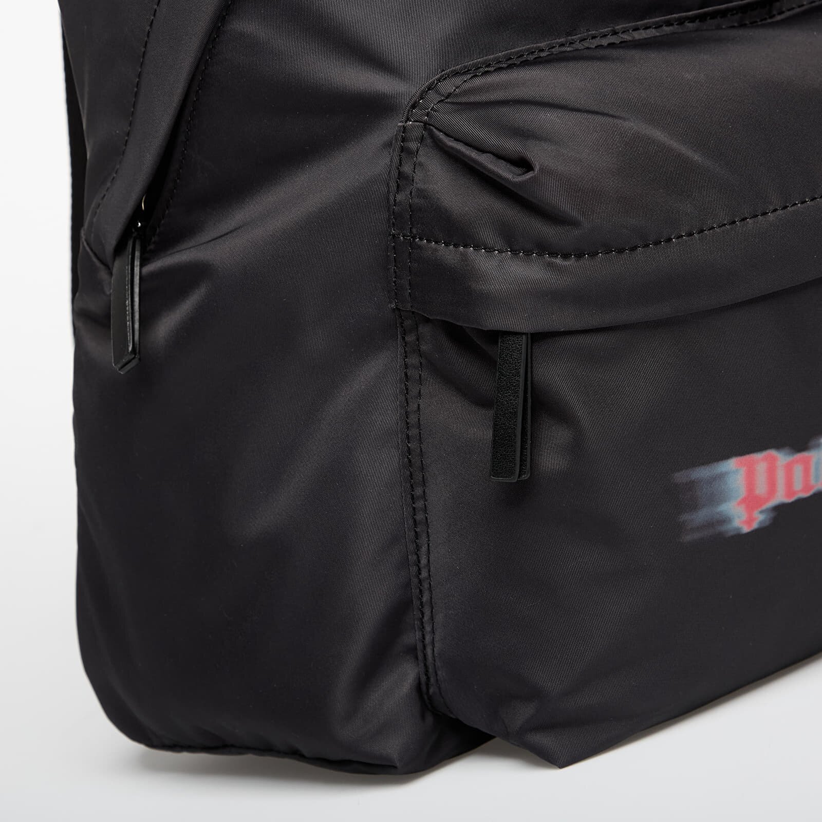 Palm Angels Kids Раница Blurred Logo Big Backpack Black/ Red