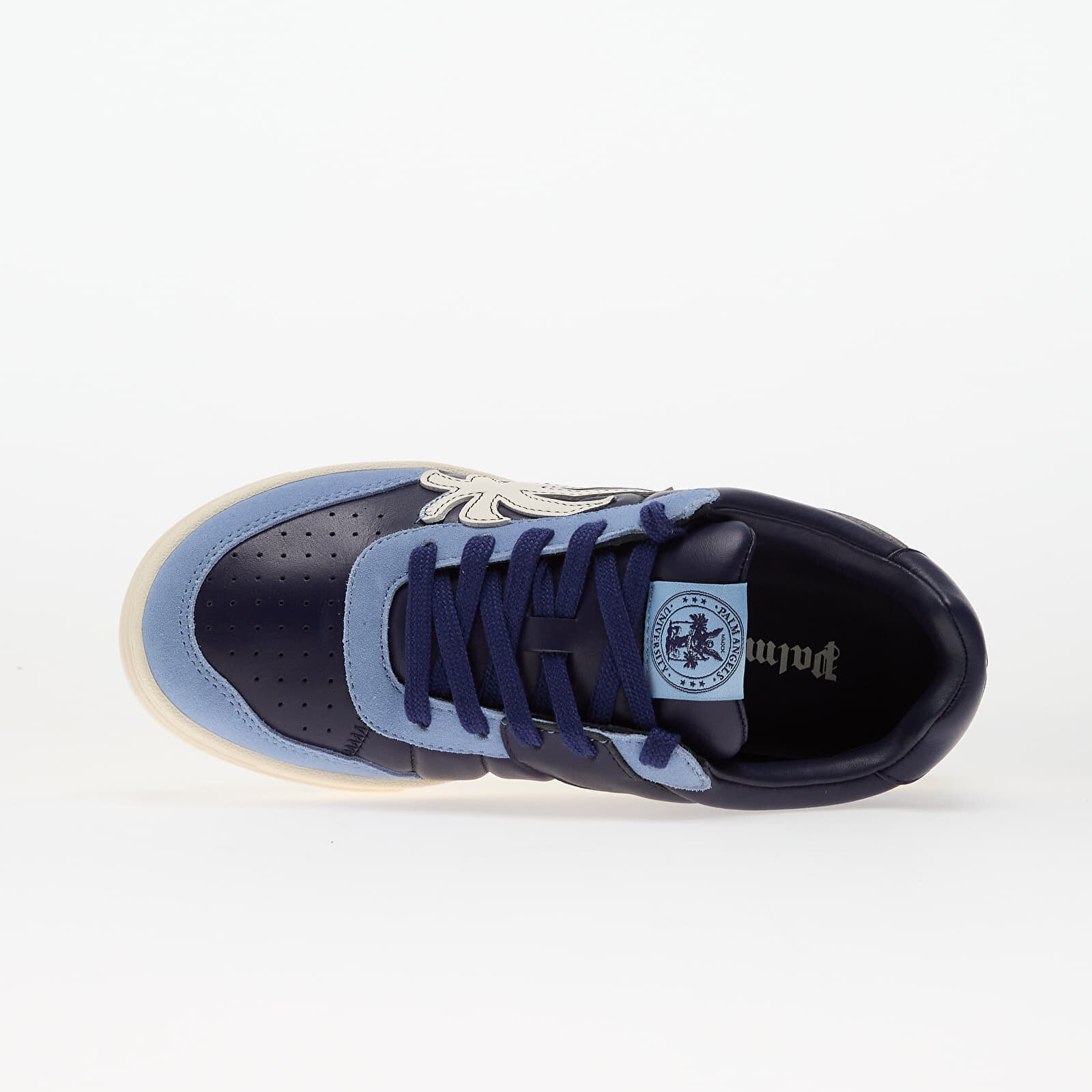 Palm Angels Kids Сникърси Palm Angels Palm Beach University Navy Blue/ Off White