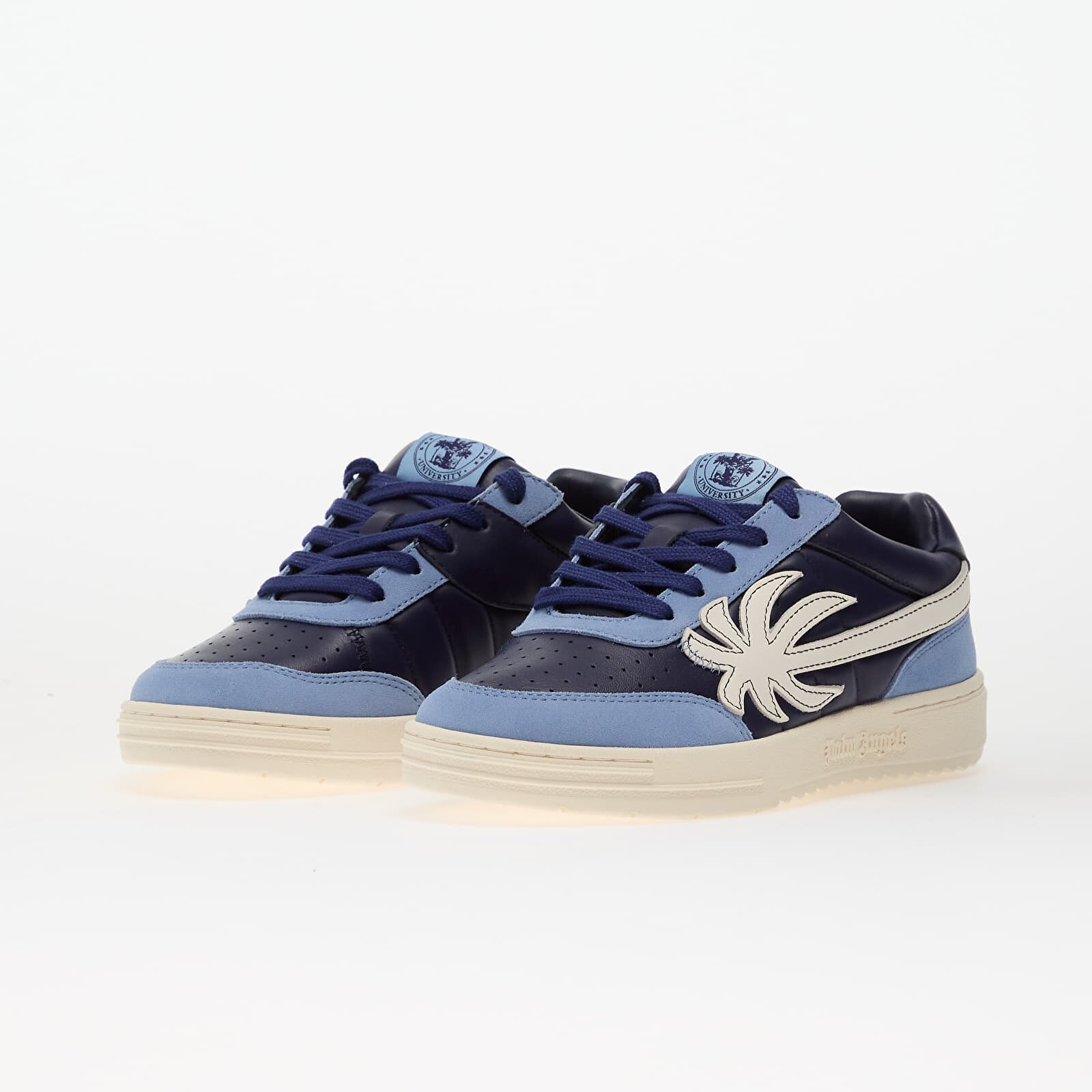 Palm Angels Kids Сникърси Palm Angels Palm Beach University Navy Blue/ Off White