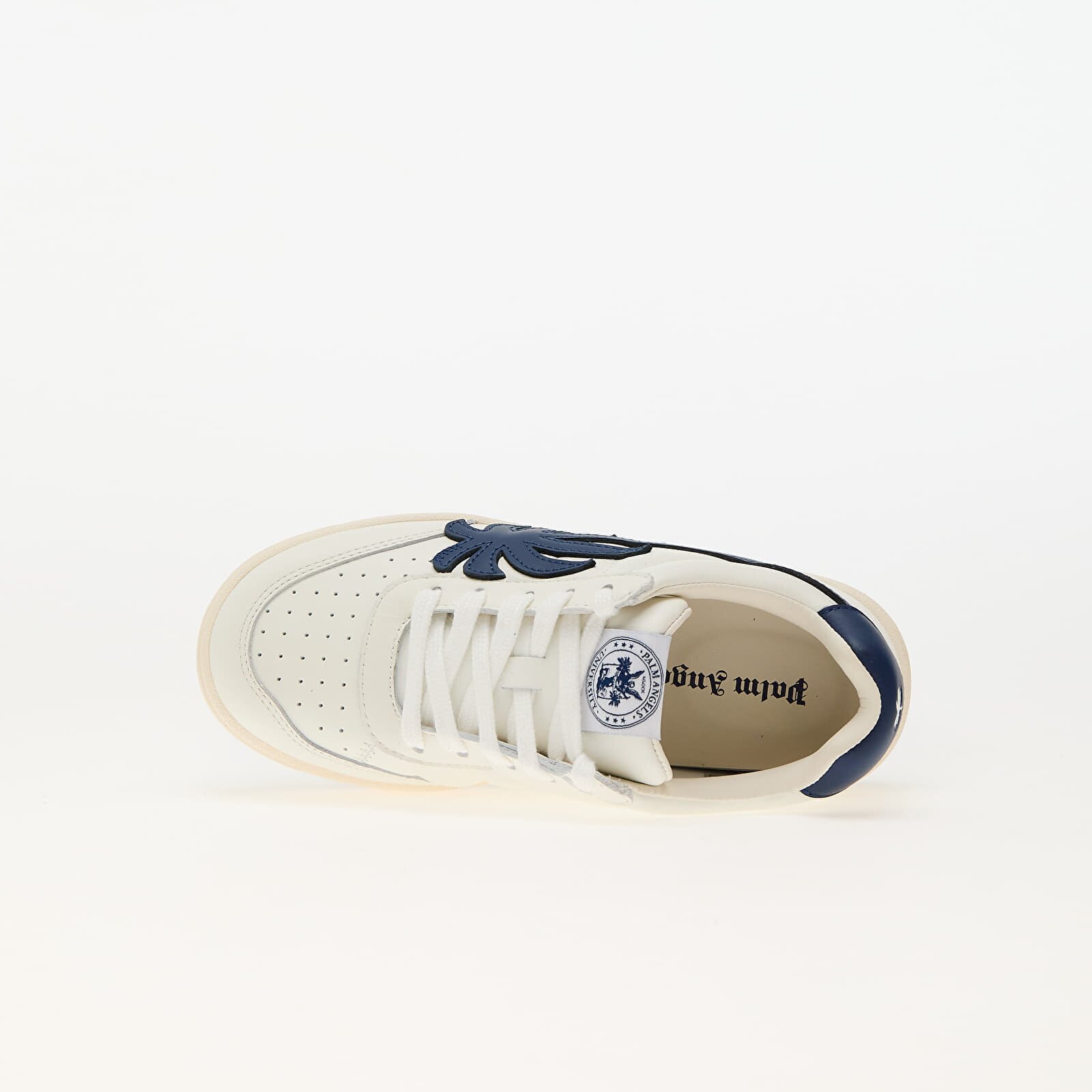 Palm Angels Kids Сникърси Palm Beach University Calf Sn White Blue