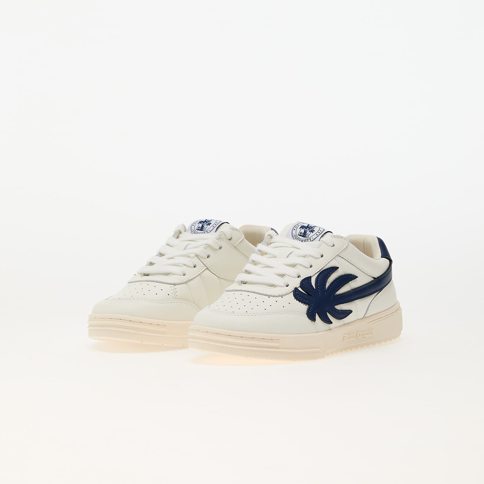 Palm Angels Kids Сникърси Palm Beach University Calf Sn White Blue