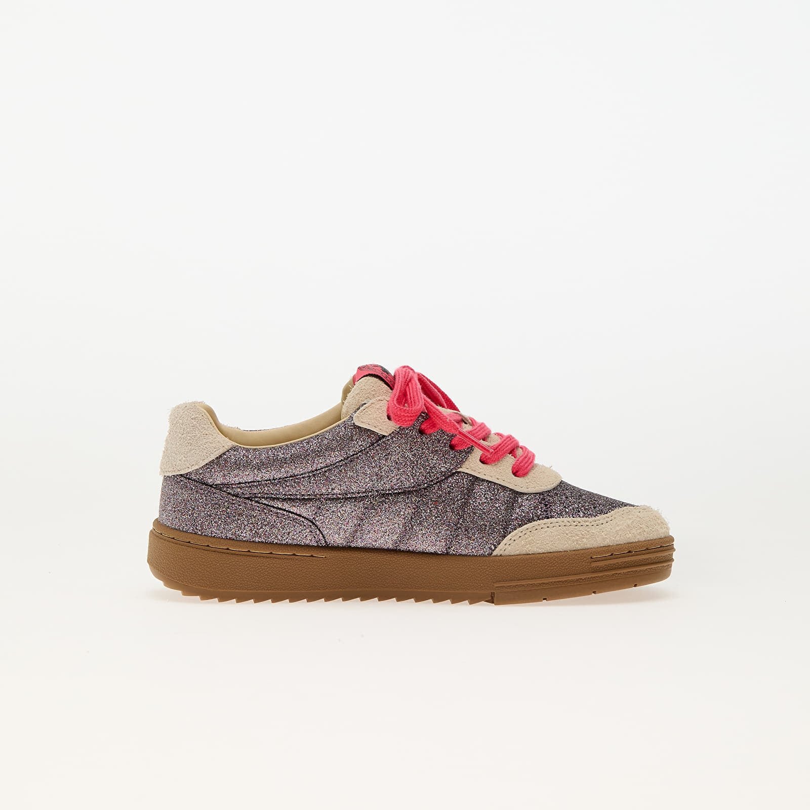 Palm Angels Kids Сникърси Palm Beach University Glitter Silver