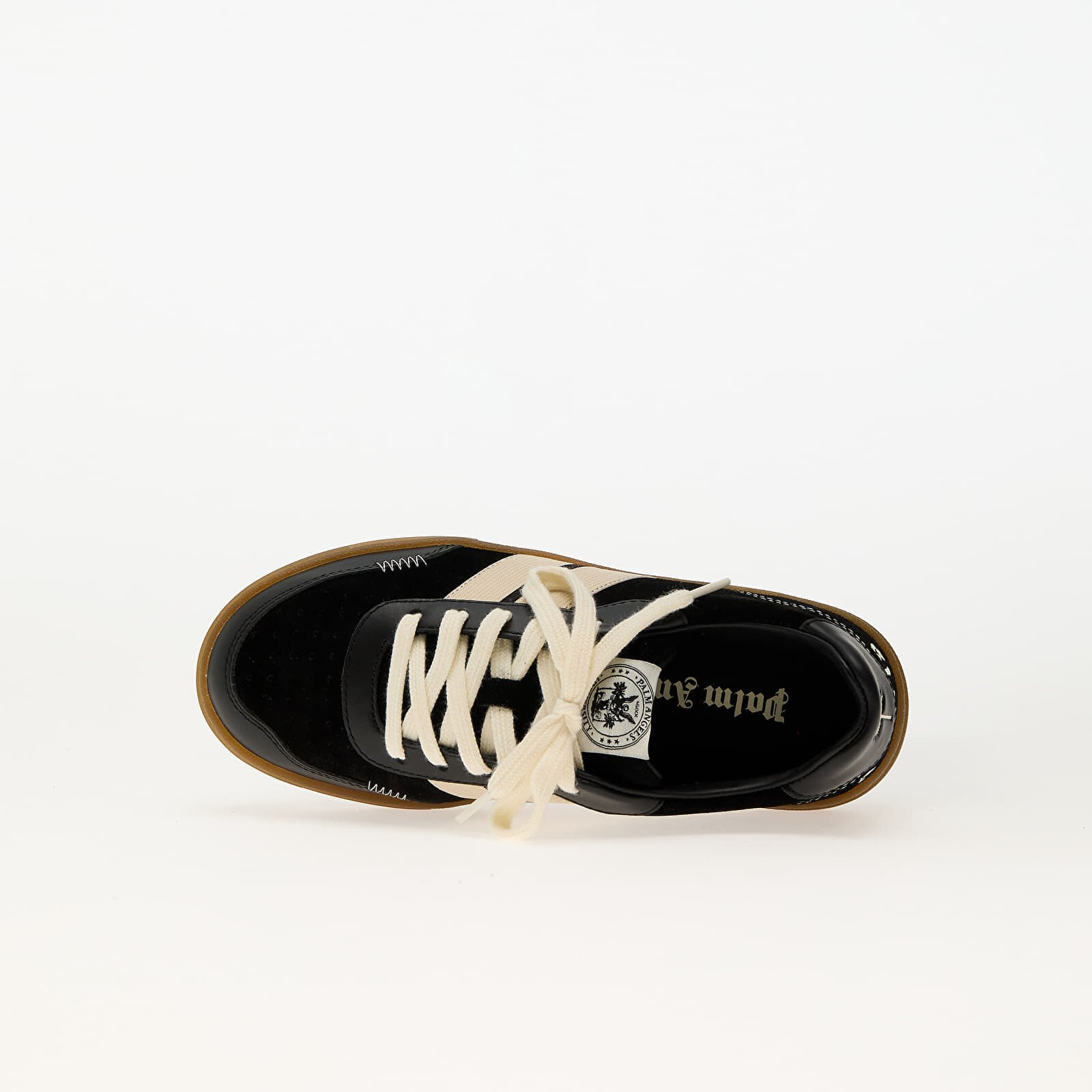 Palm Angels Kids Сникърси University Track Black Beige