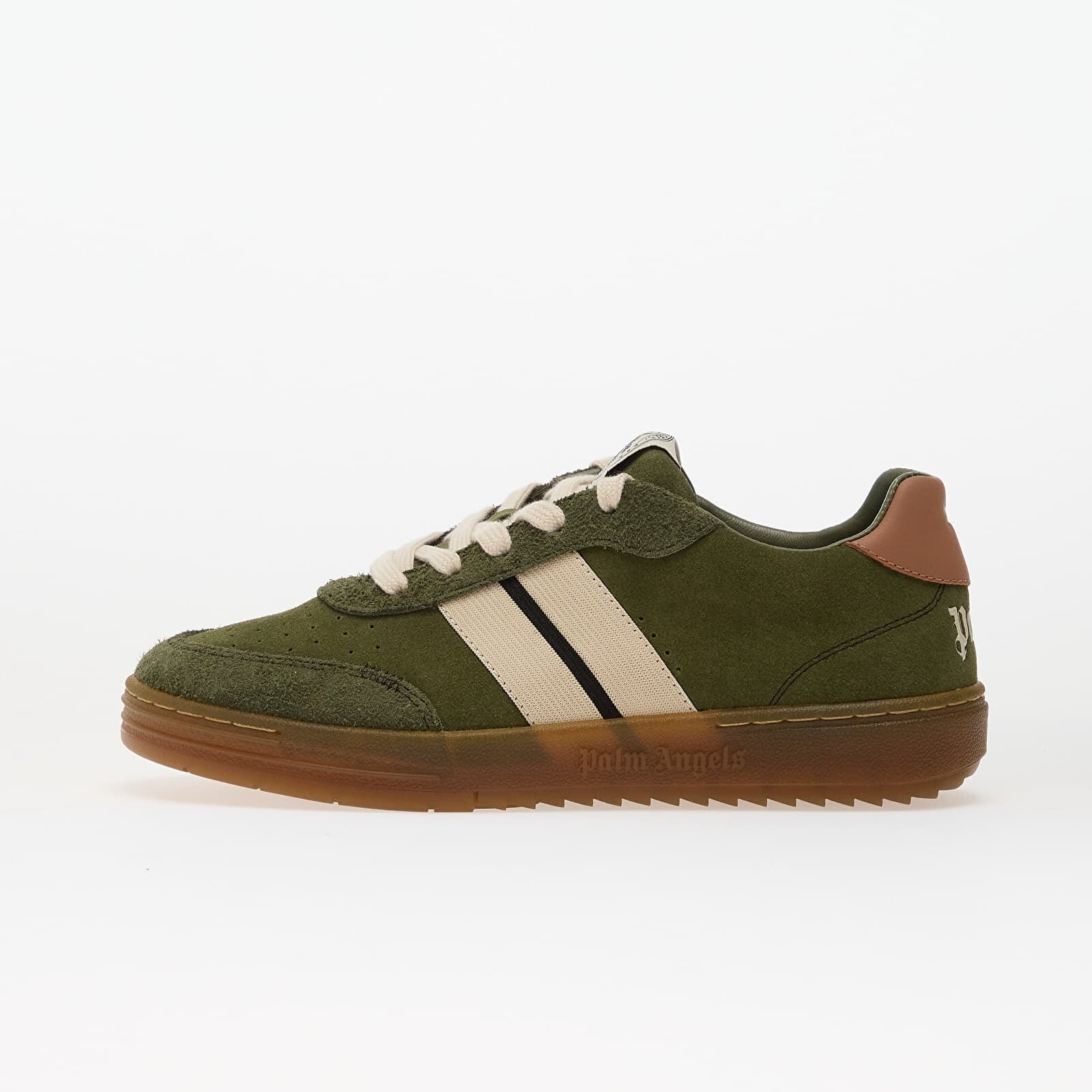 Palm Angels Kids Сникърси University Track Military Green/ Beige