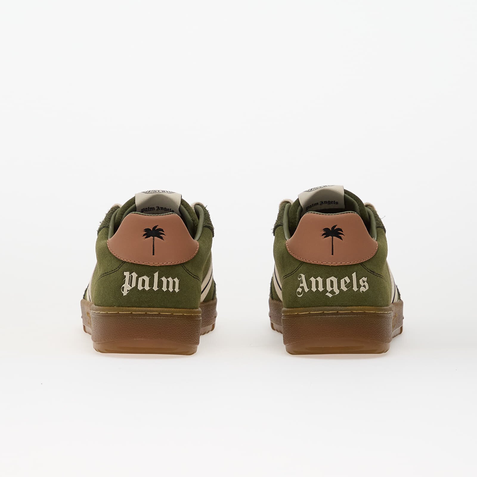 Palm Angels Kids Сникърси University Track Military Green/ Beige
