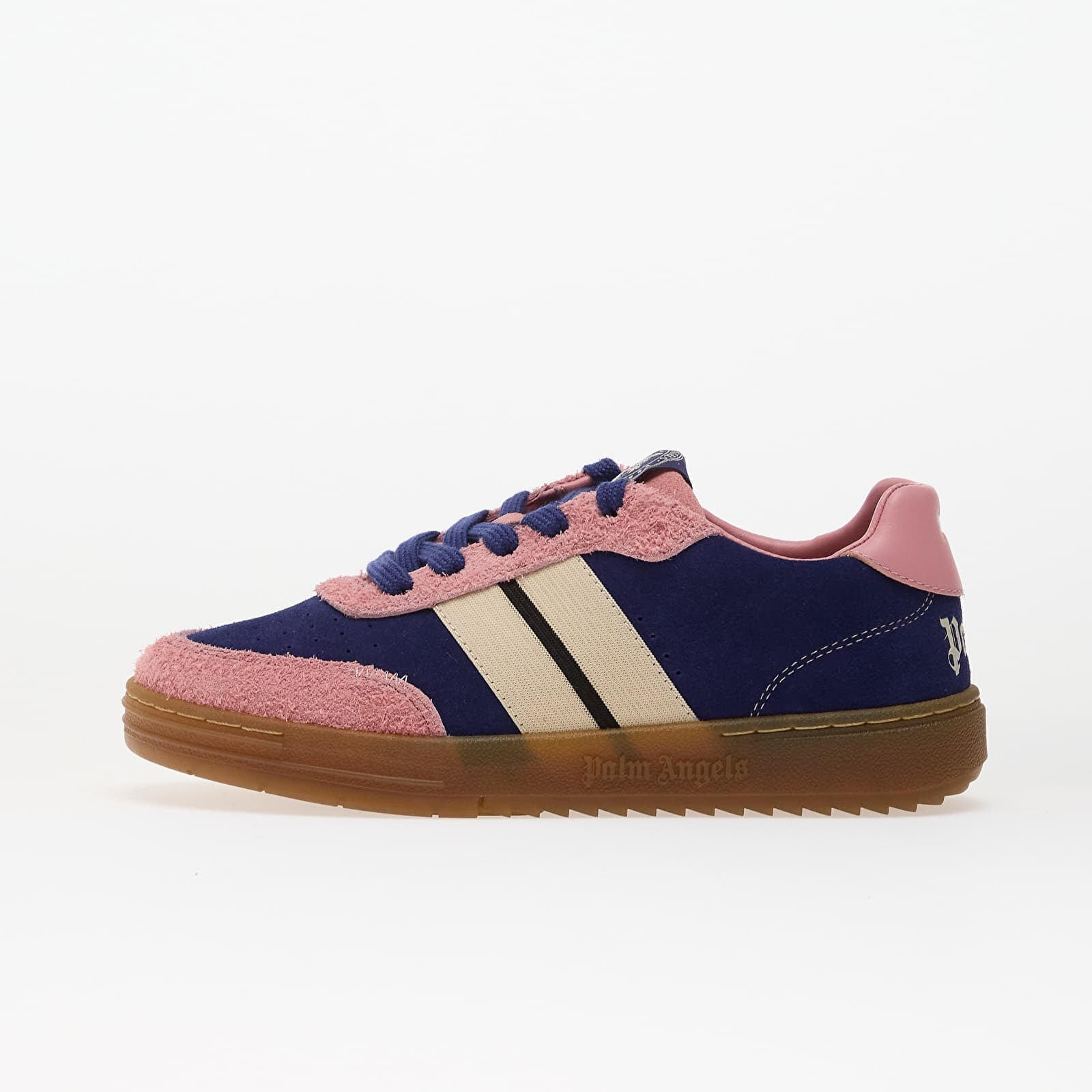 Palm Angels Kids Сникърси University Track Navy Blue/ Beige