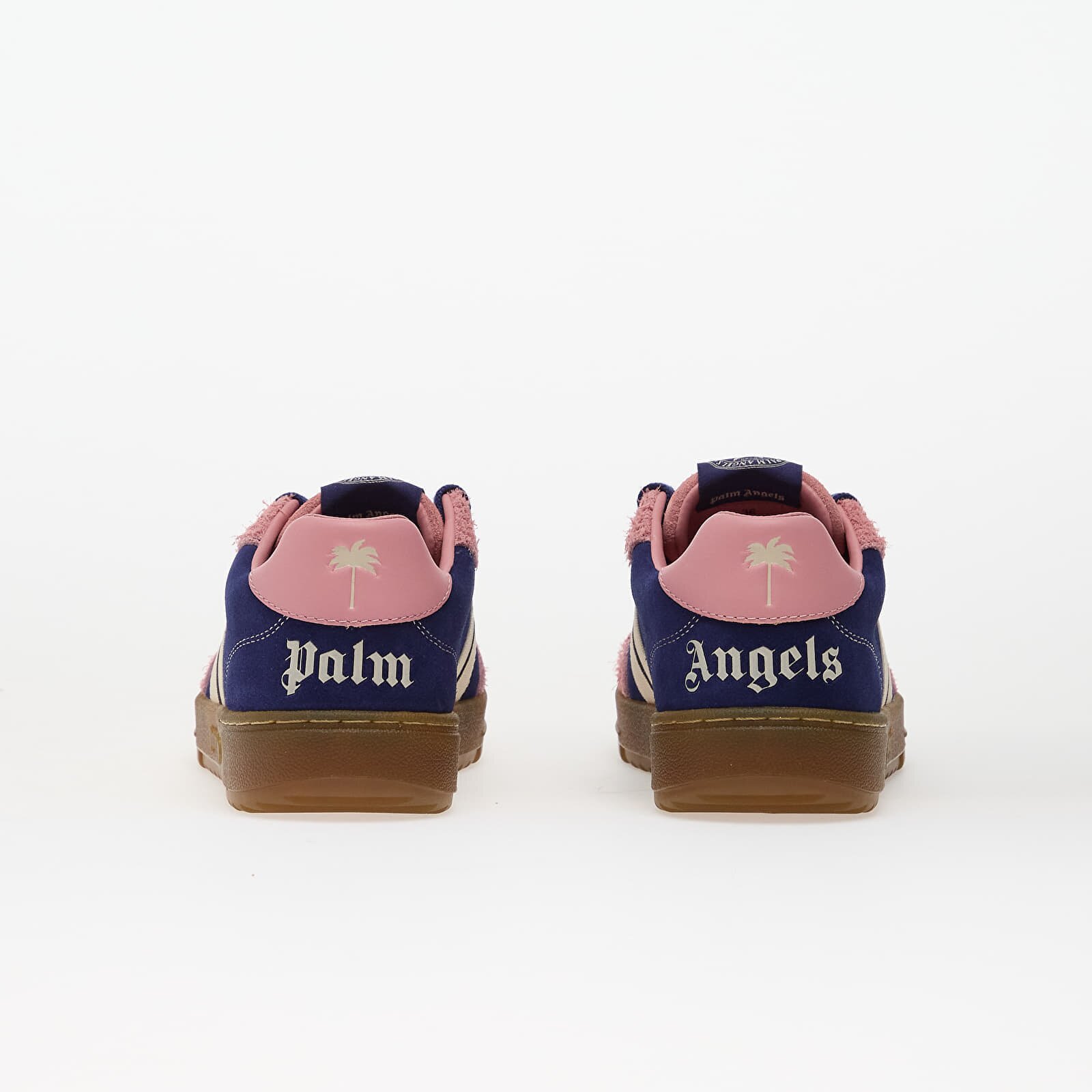 Palm Angels Kids Сникърси University Track Navy Blue/ Beige