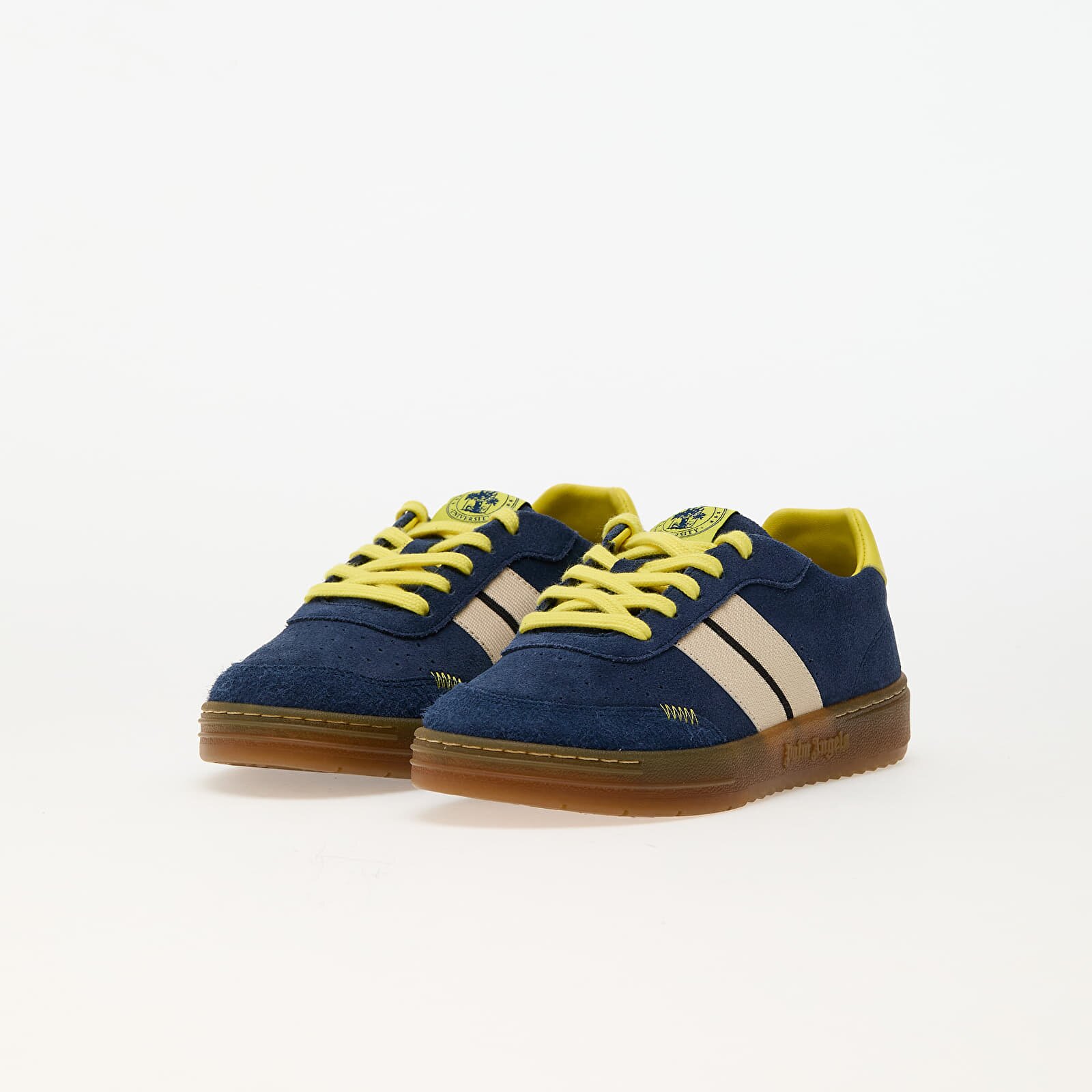 Palm Angels Kids Сникърси University Track Suede Snk Blue A Yellow