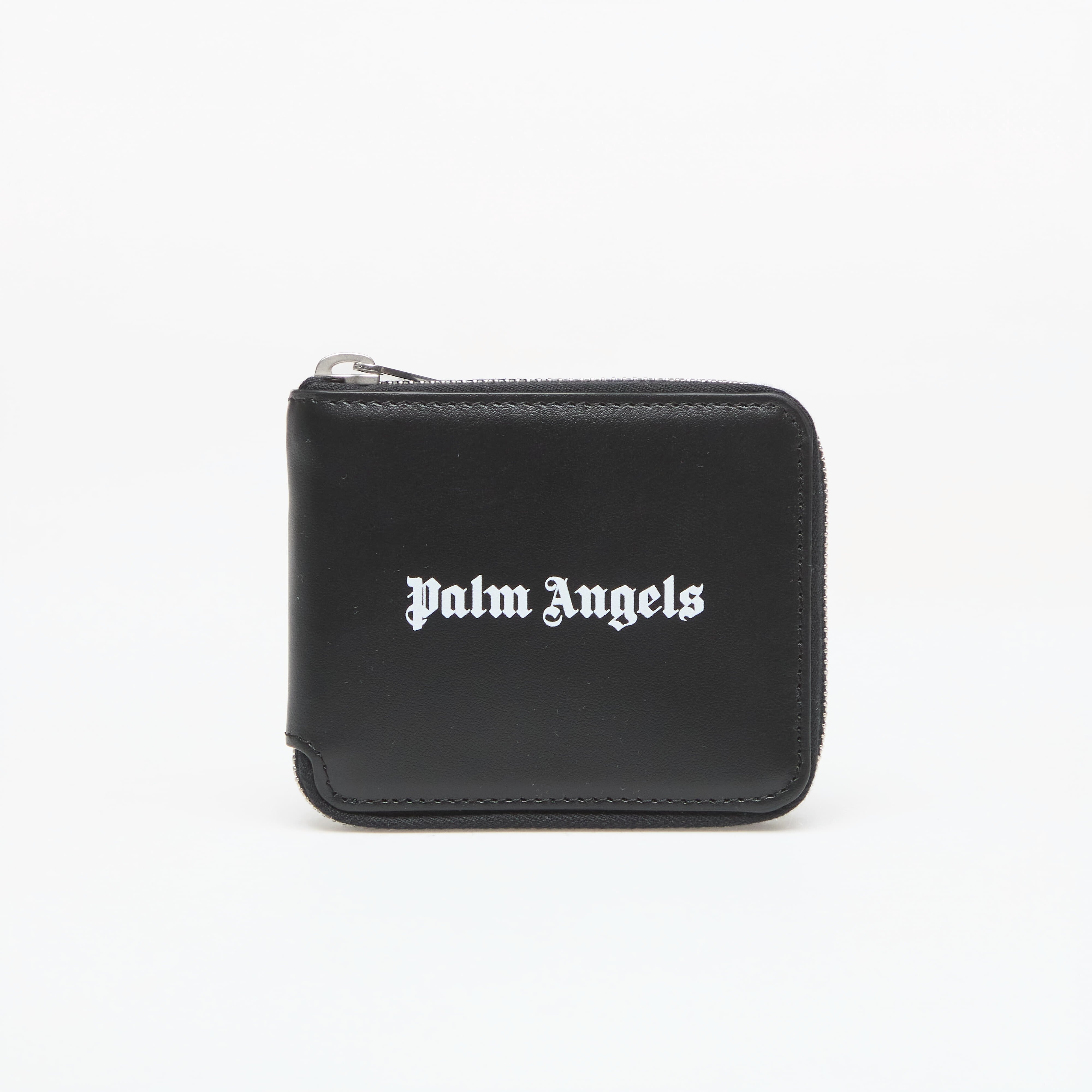 Palm Angels Портфейл Classic Logo Zip Around Black/ Off White