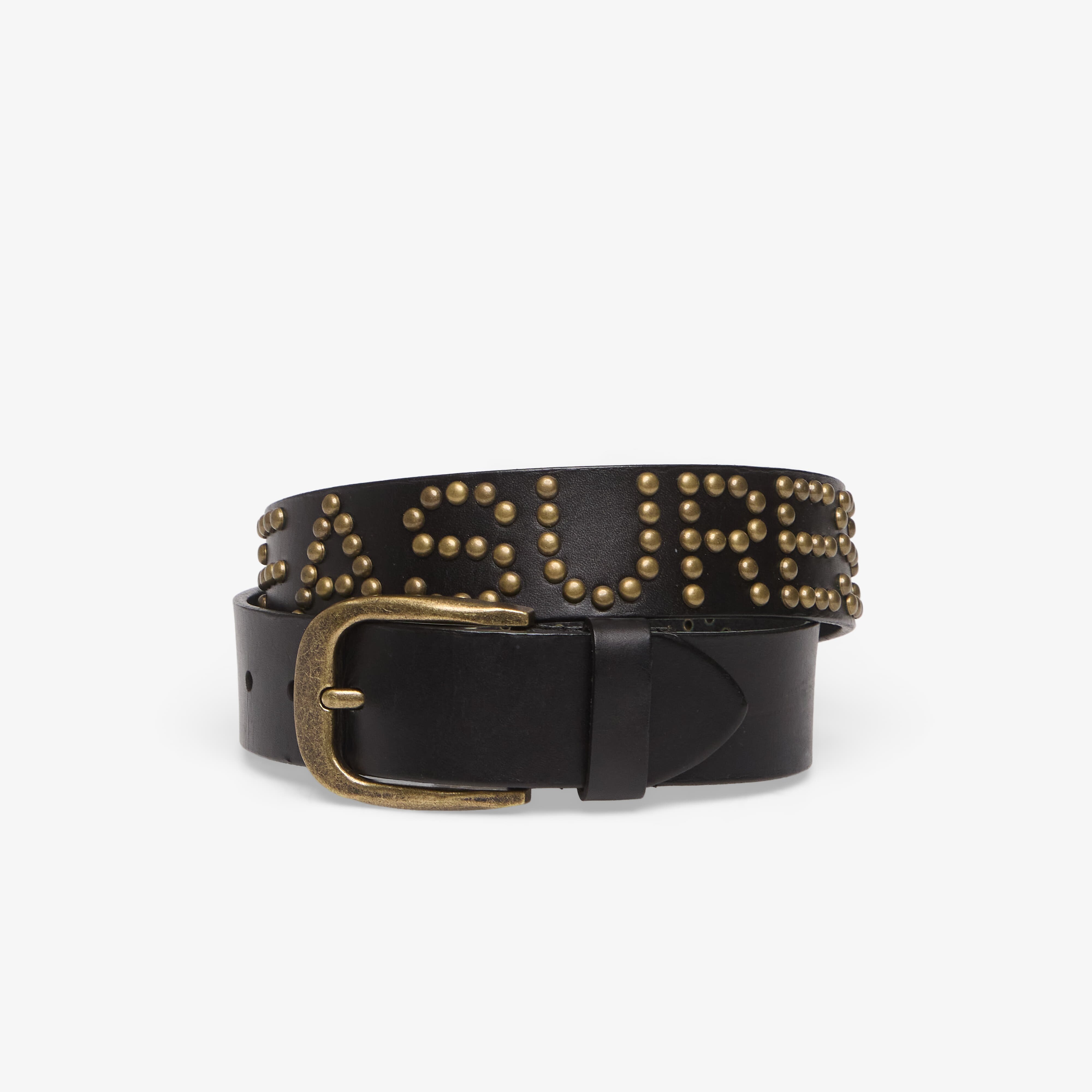 PLEASURES Колан Studded Belt Black
