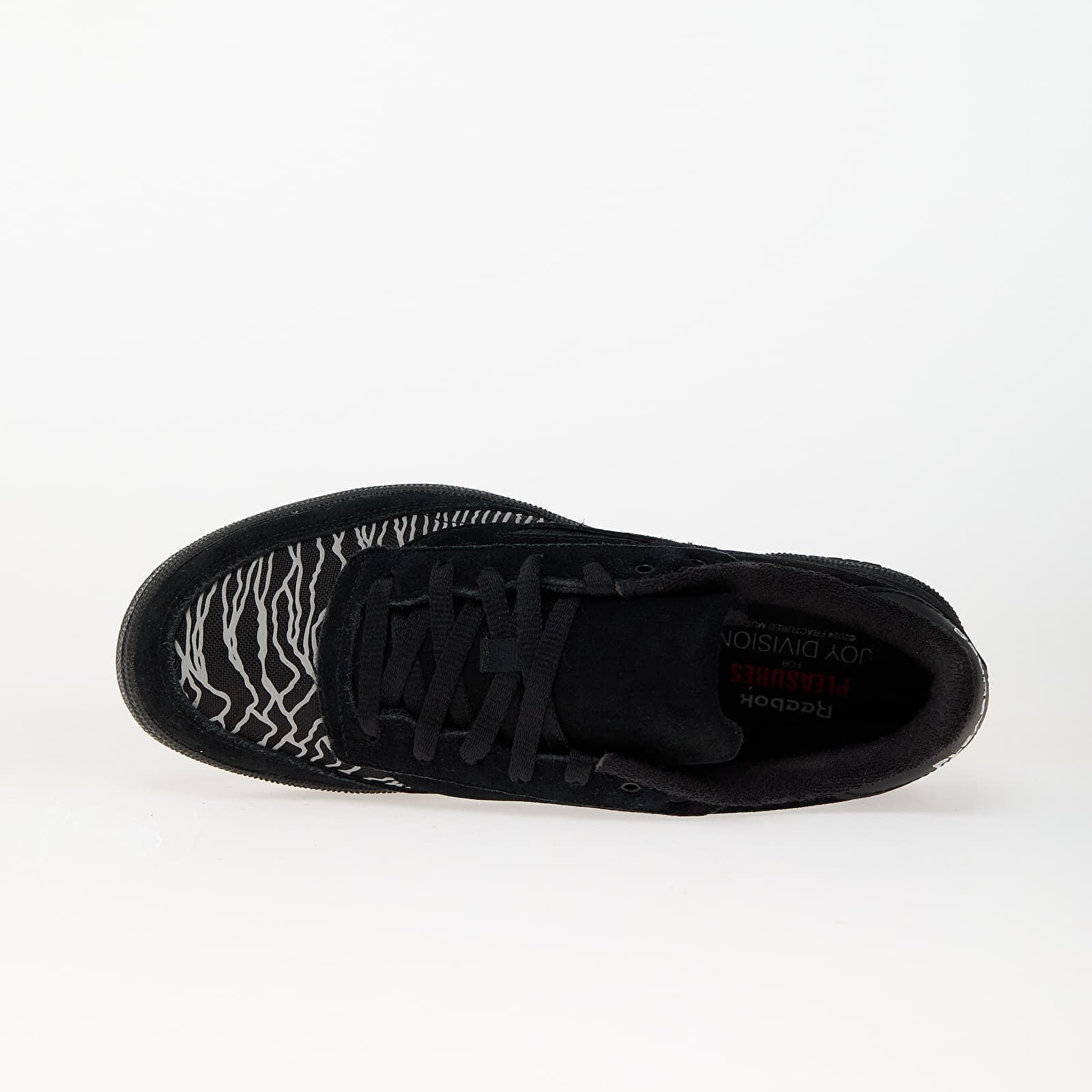 PLEASURES Сникърси x Joy Divison Reebok Club C Black