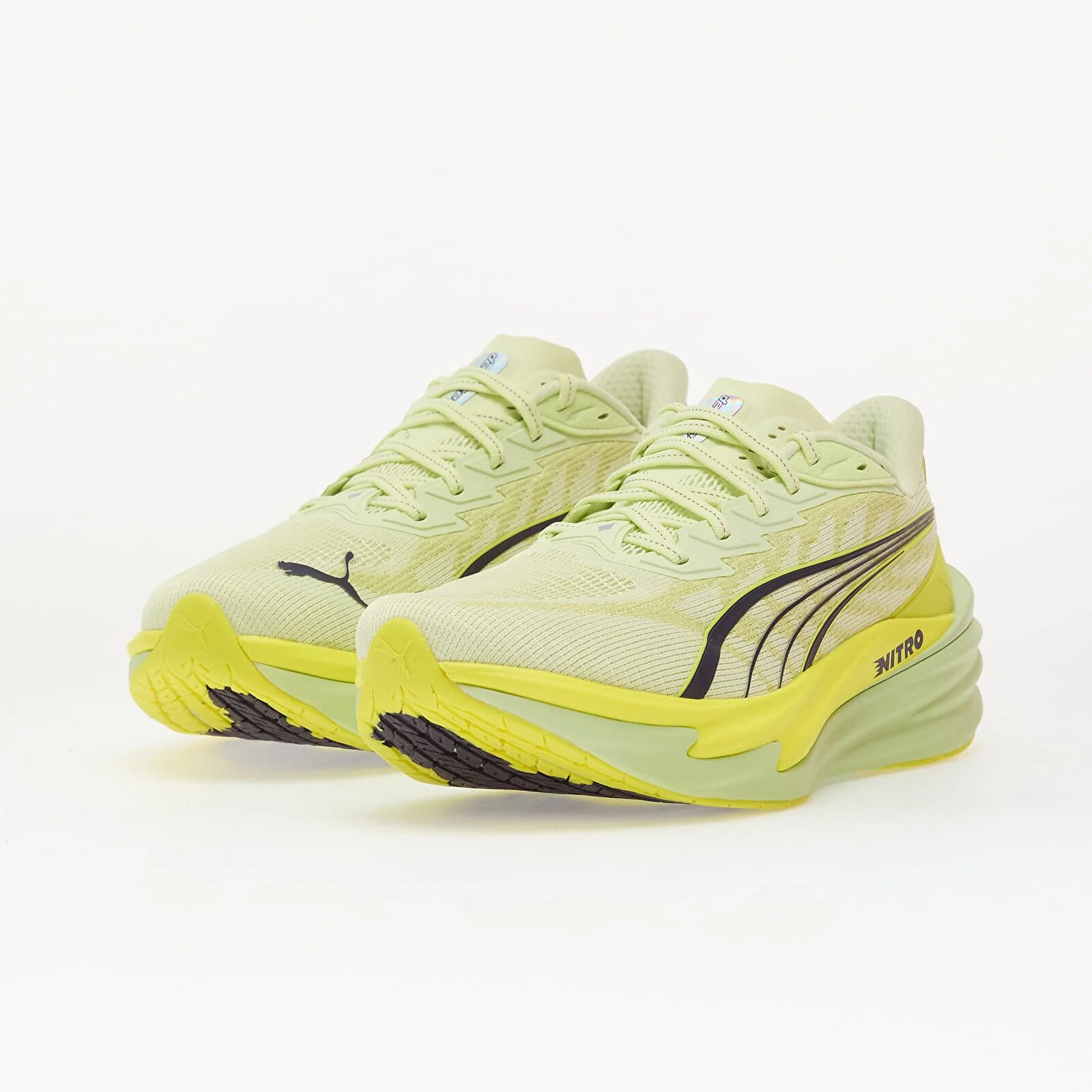 Puma Сникърси Deviate NITRO 4 Apple Spritz/ Lux Lime